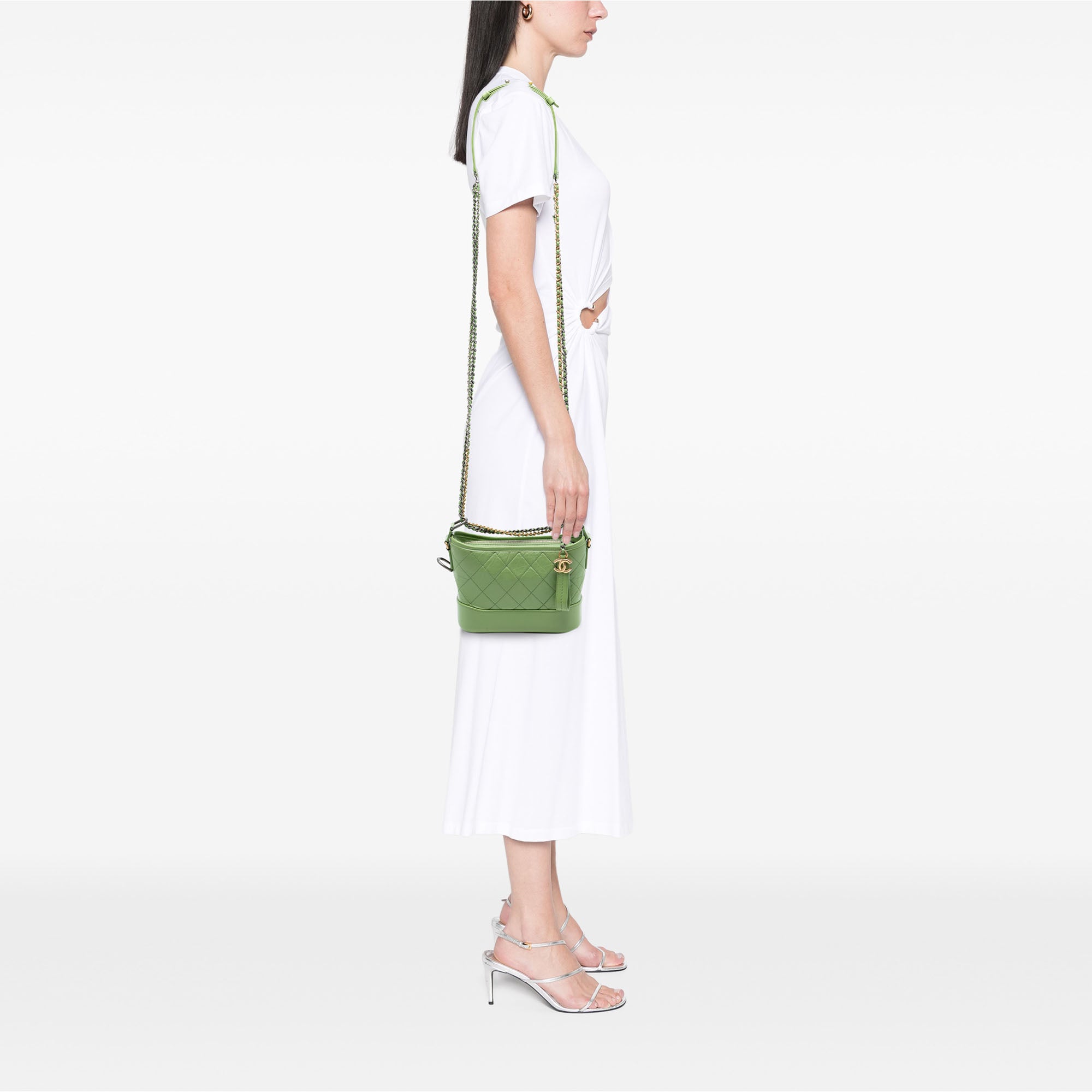 Chanel Small Aged Calfskin Gabrielle Crossbody - image 6