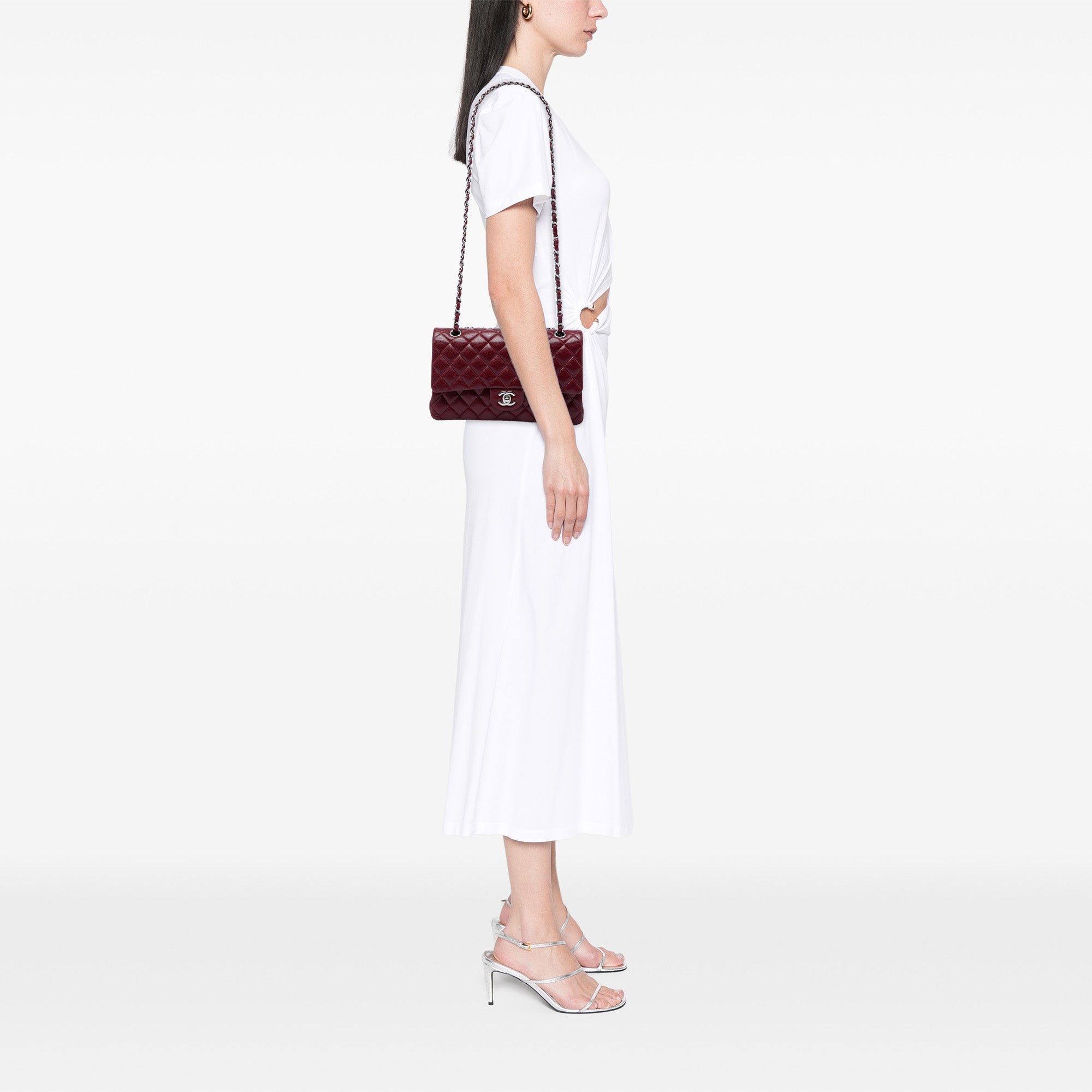 Chanel Medium Classic Caviar Double Flap - image 5