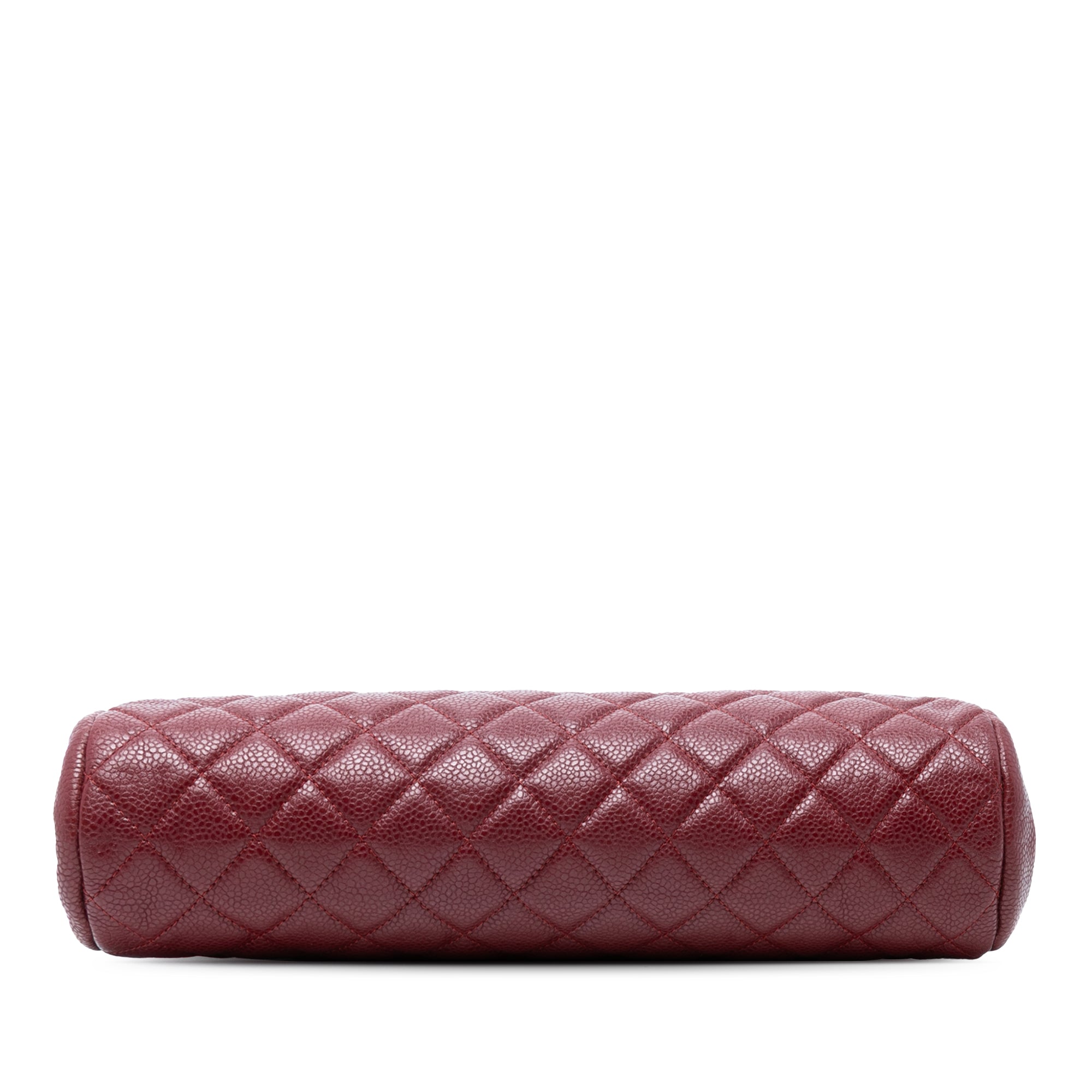 Chanel Quilted Caviar Timeless Kisslock Clutch - image 3
