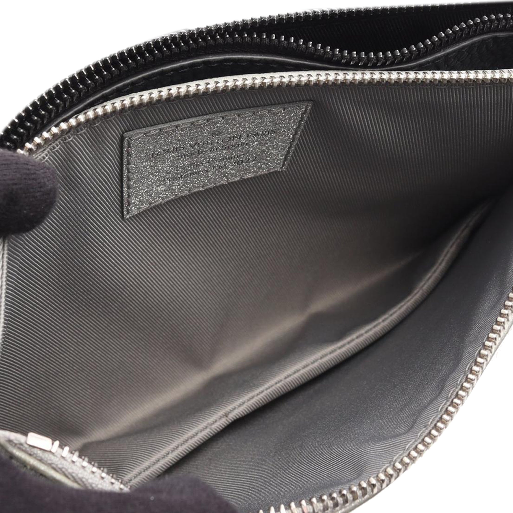 Louis Vuitton Damier Glitter Taurillon In The Loop Trio Pouch - image 5
