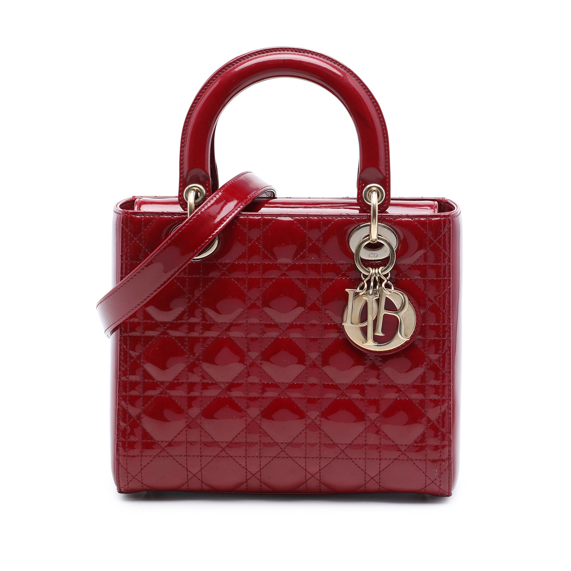 Dior Medium Patent Cannage Lady Dior - image 1