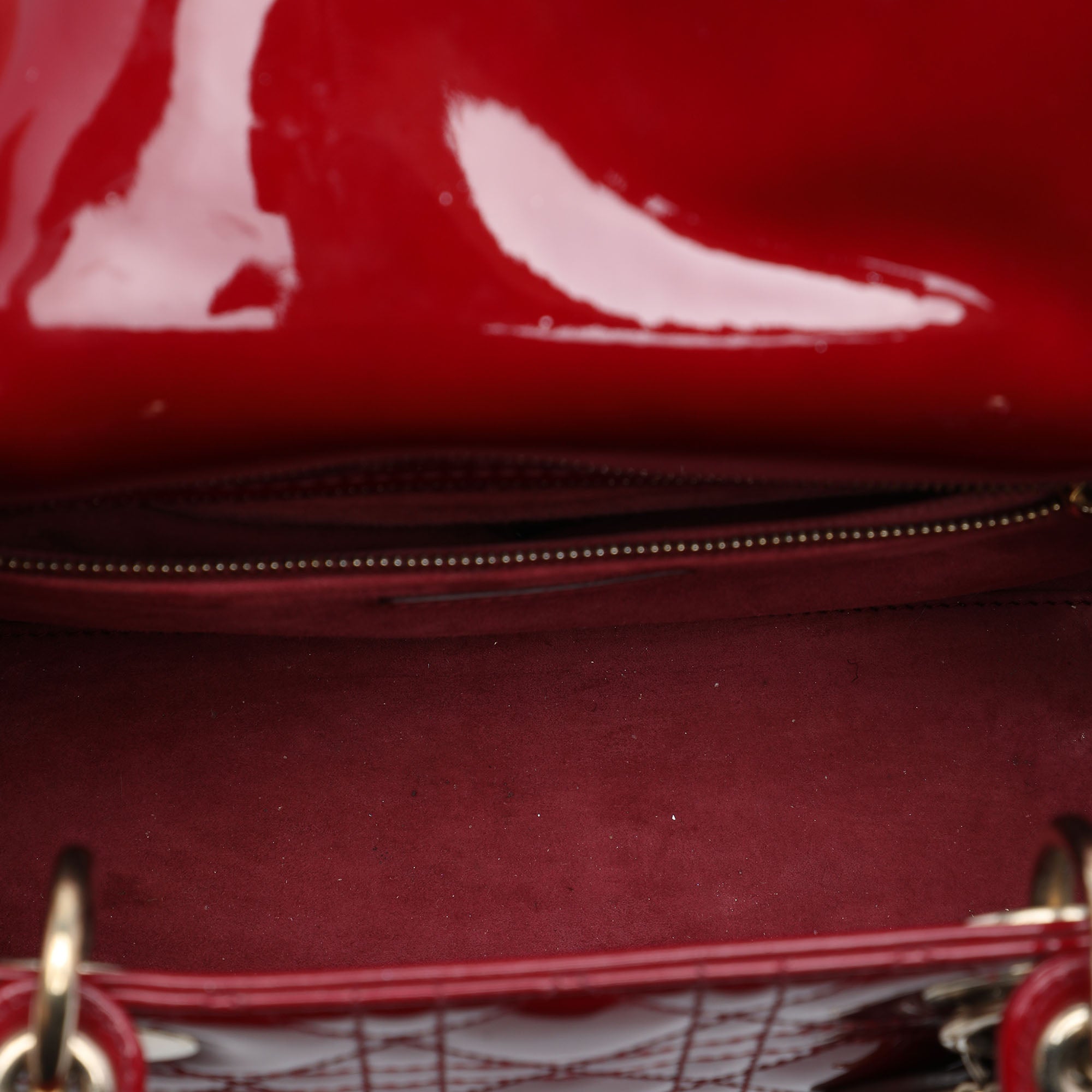 Dior Medium Patent Cannage Lady Dior - image 4