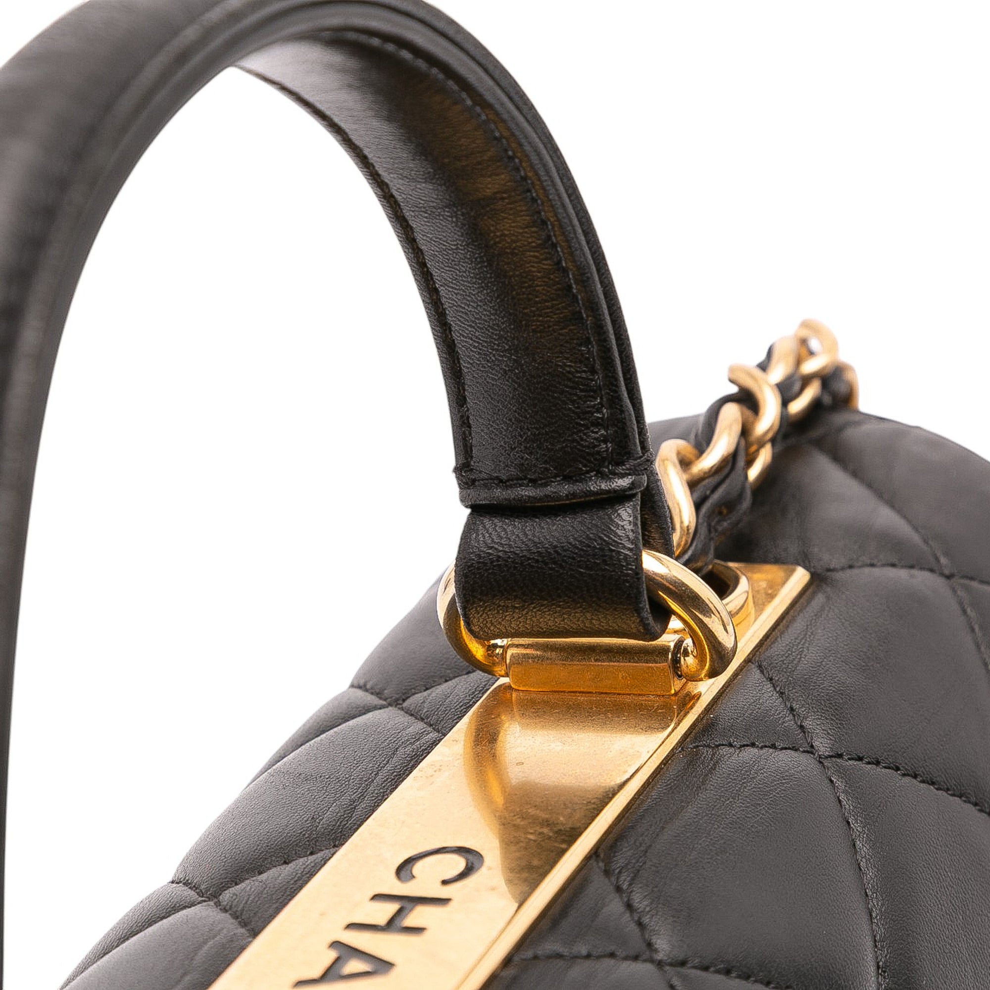 Chanel Large Lambskin Trendy CC Top Handle Flap - image 12