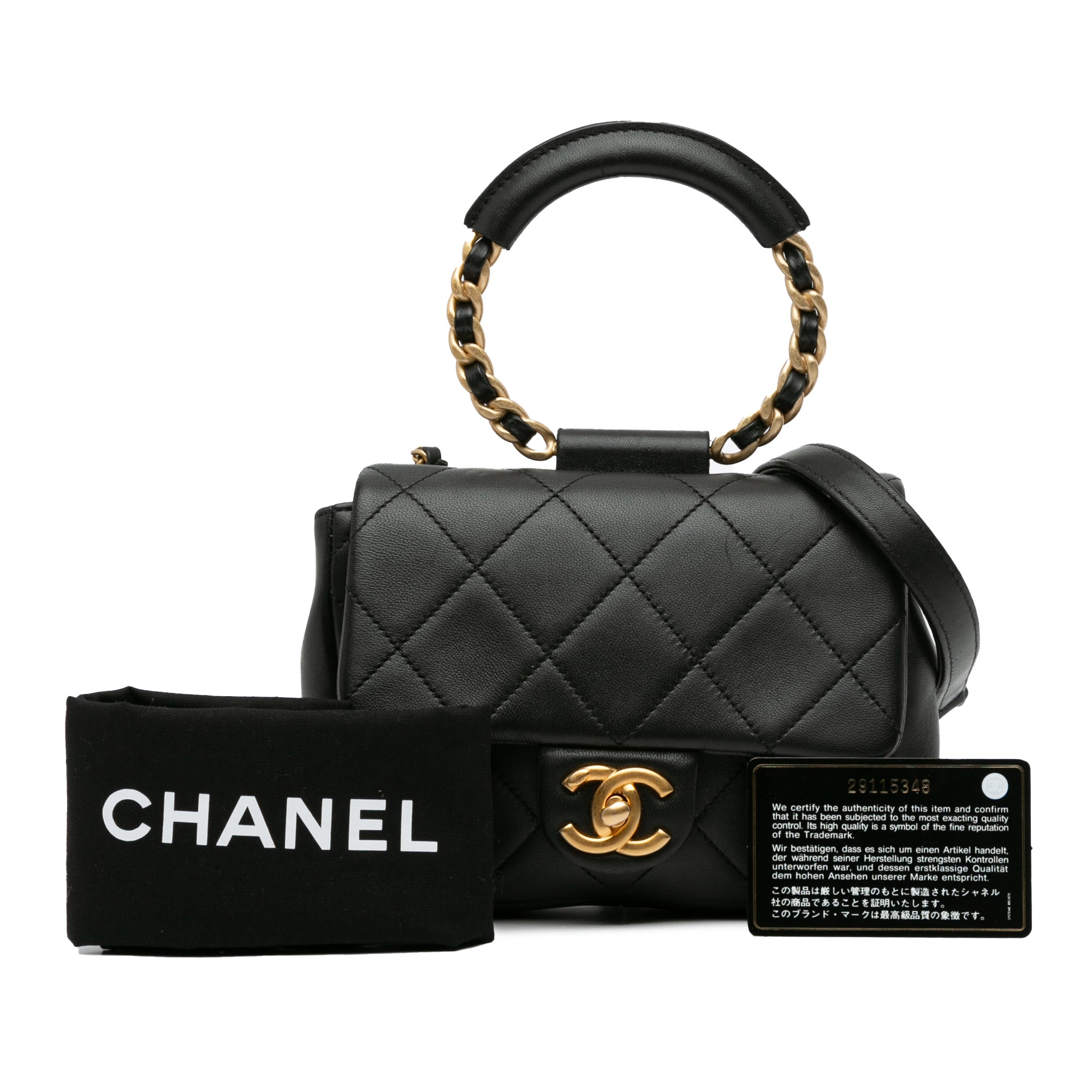 Chanel Mini Quilted Lambskin In The Loop Flap - image 11