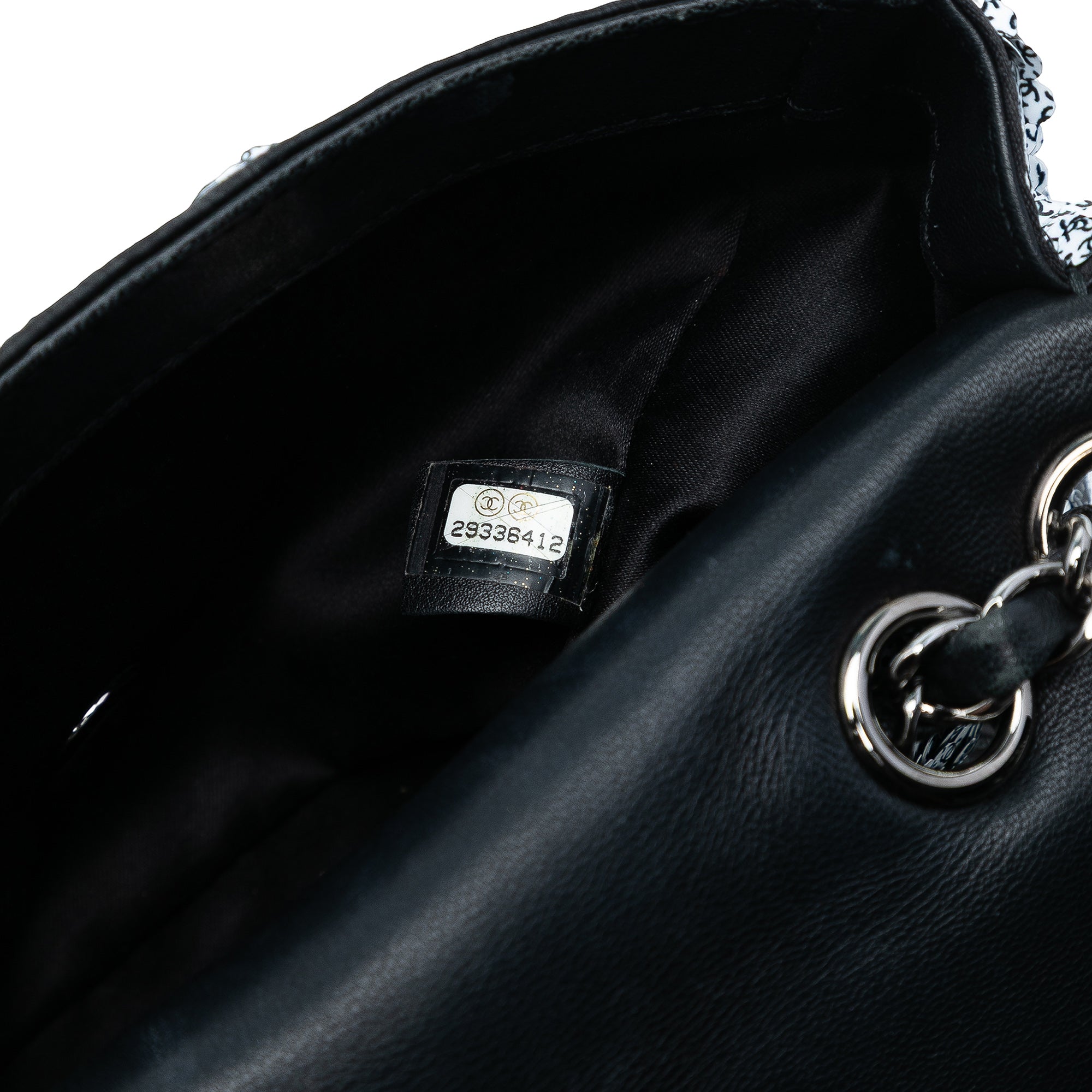 Chanel CC Printed Sequin Single Flap - image 6