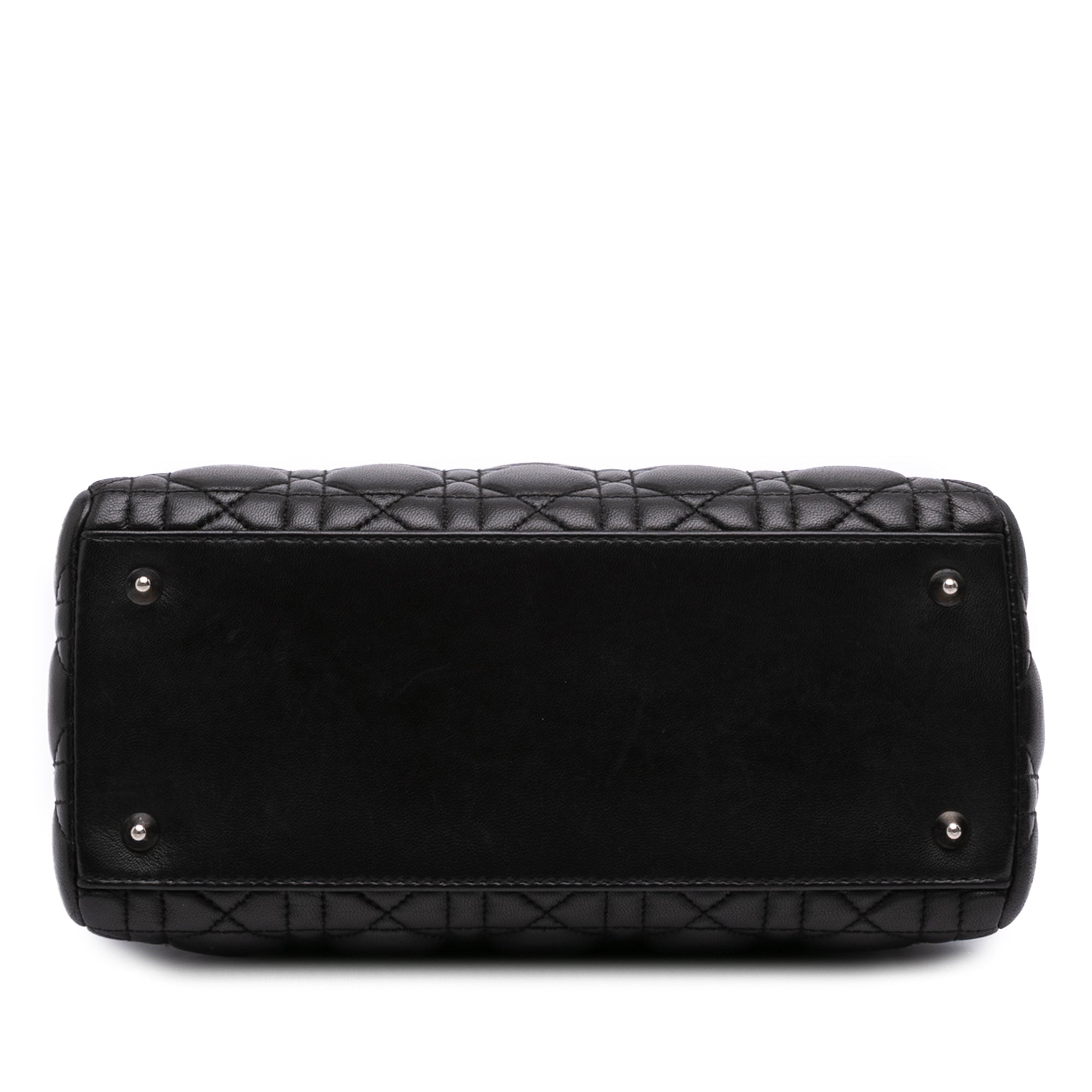 Dior Medium Lambskin Cannage Lady Dior - image 3