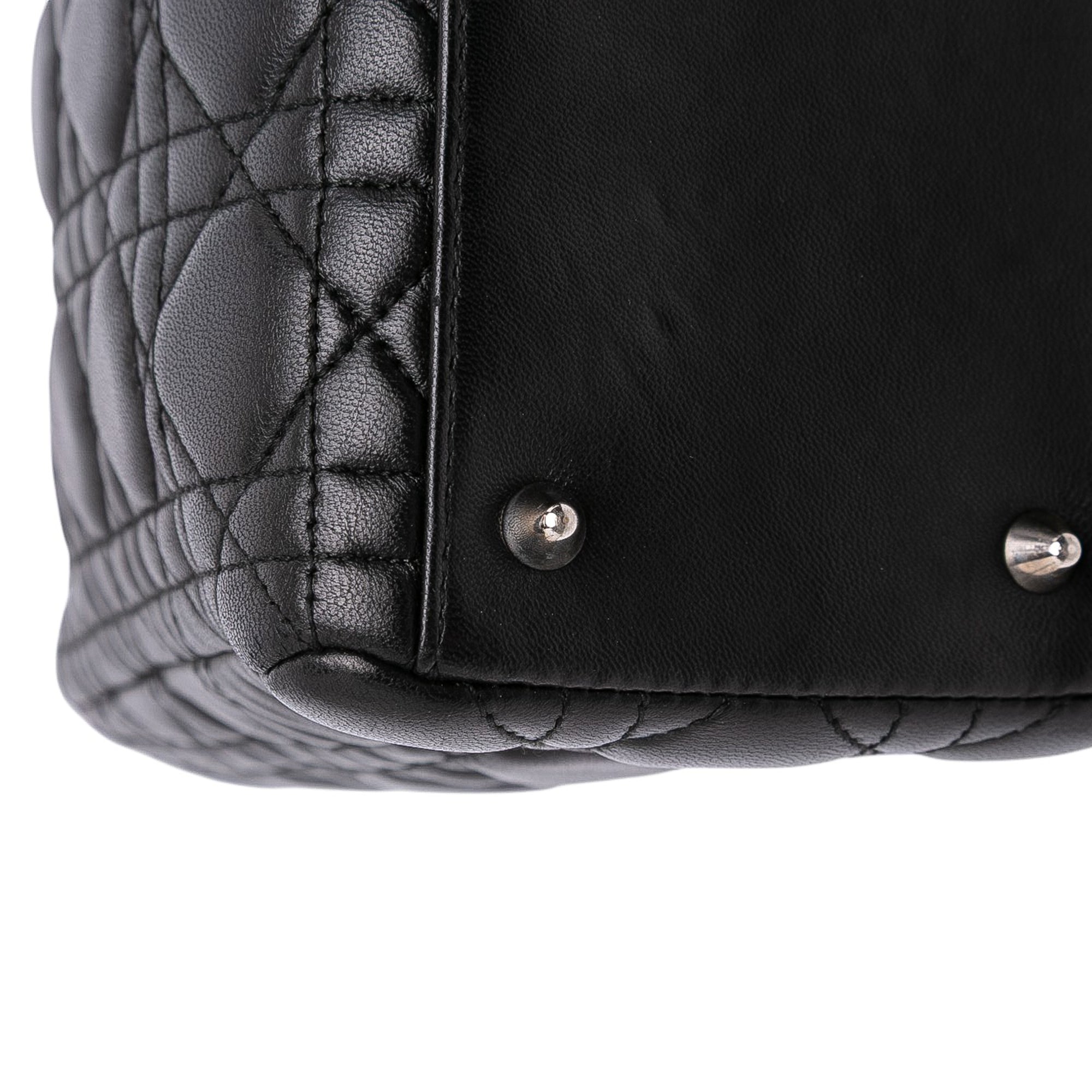 Dior Medium Lambskin Cannage Lady Dior - image 7