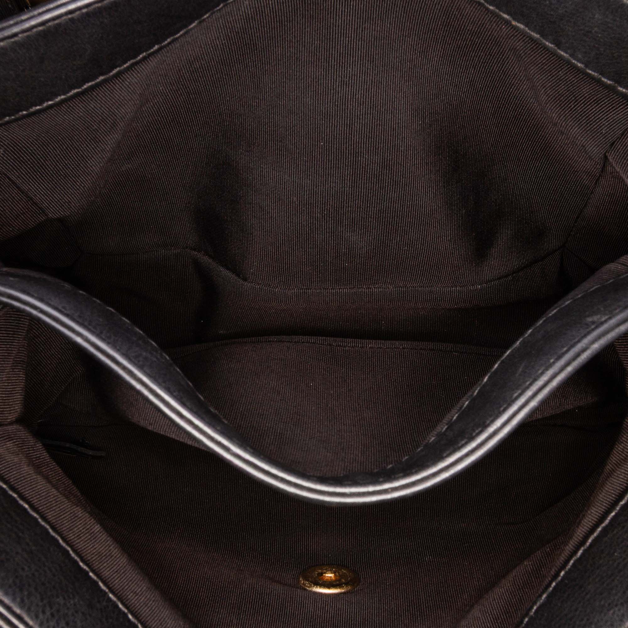 Chanel Quilted Calfskin Gold Top Handle Flap - image 4