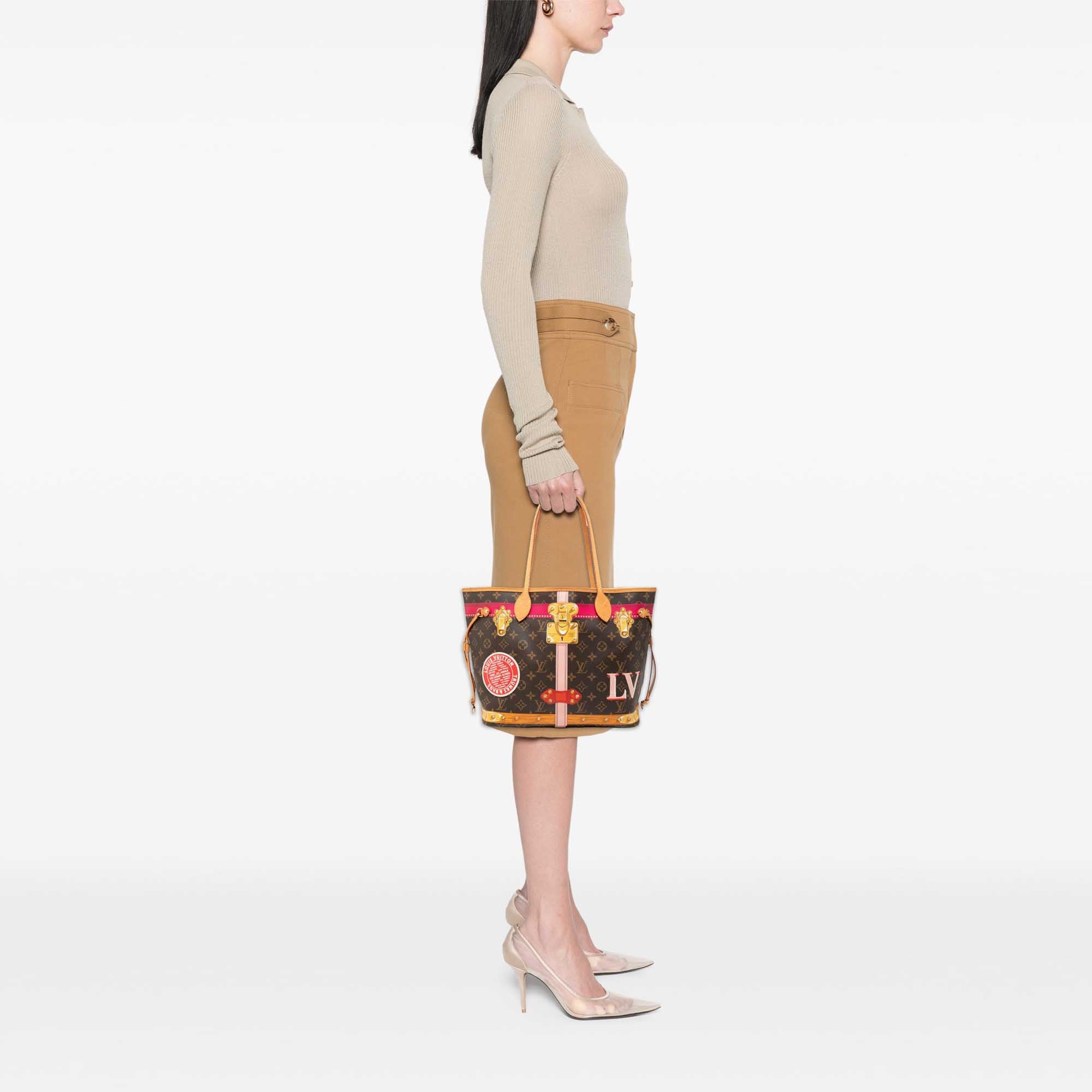 Louis Vuitton Monogram Summer Trunks Neverfull MM - image 7