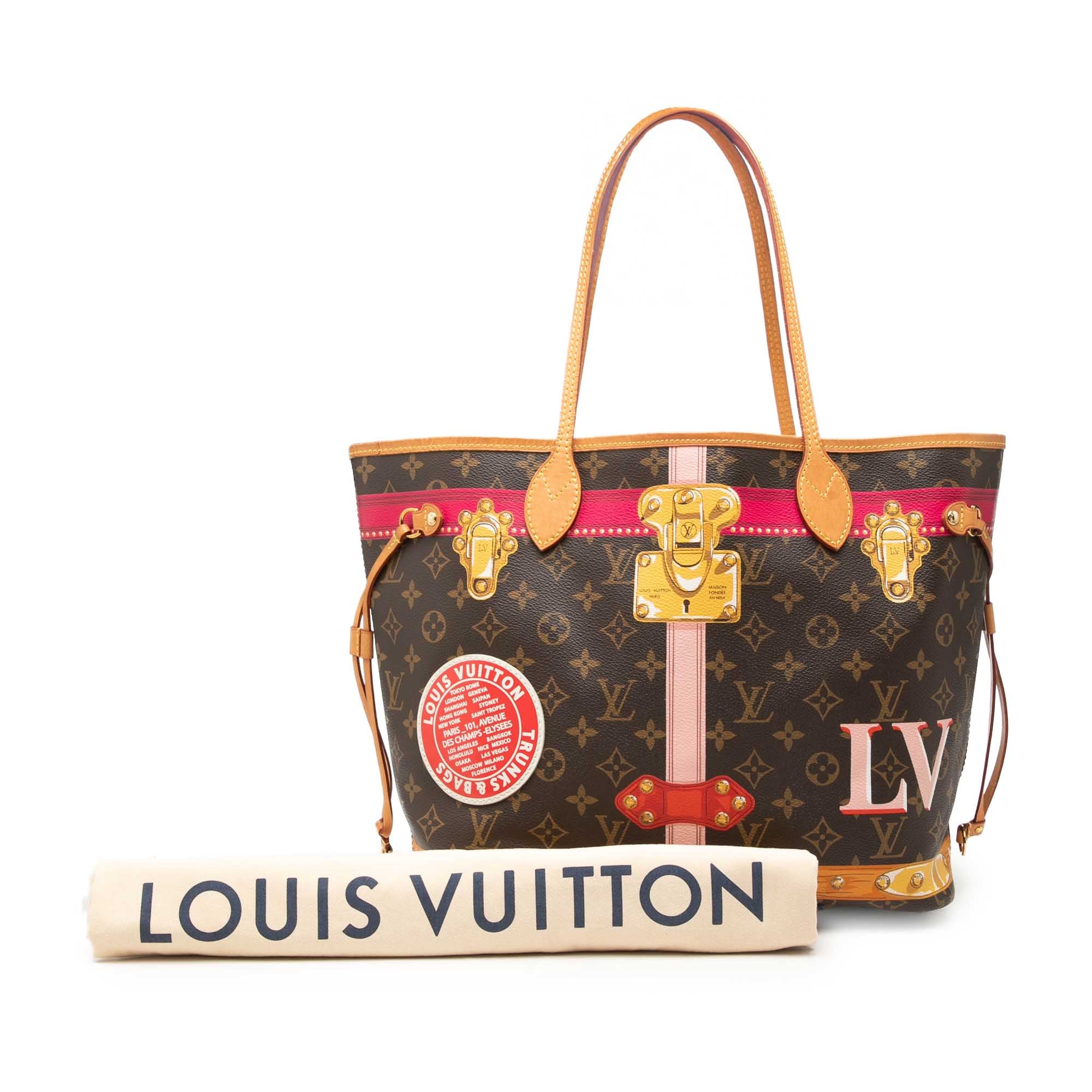 Louis Vuitton Monogram Summer Trunks Neverfull MM - image 8