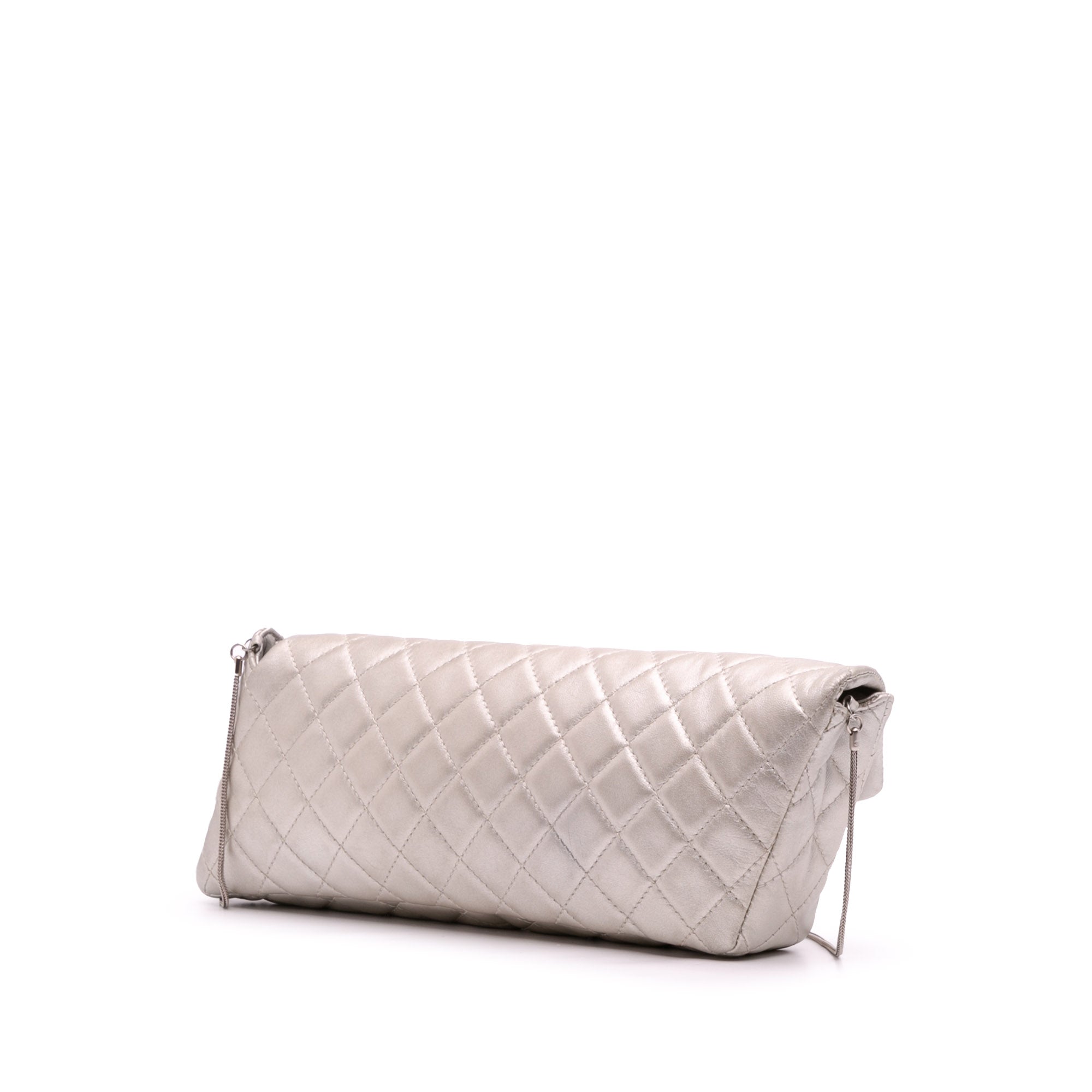 Chanel Reissue 2.55 Metallic Lambskin Clutch With Chain - image 2
