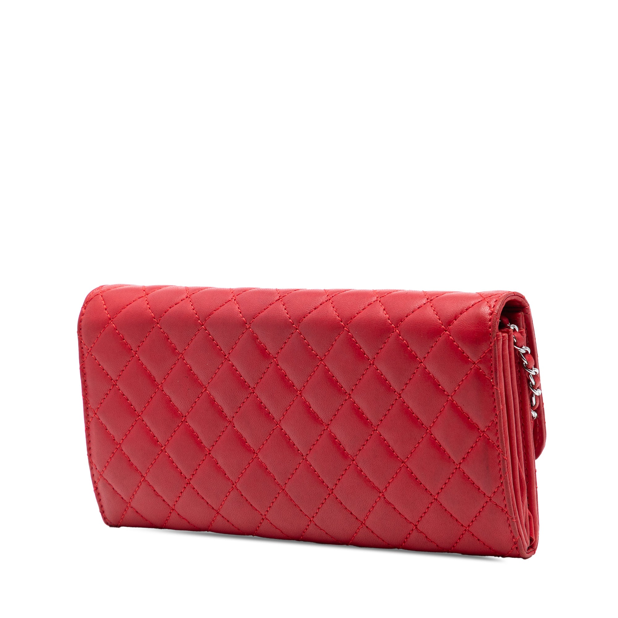 Chanel Classic Lambskin East West Wallet on Chain - image 2