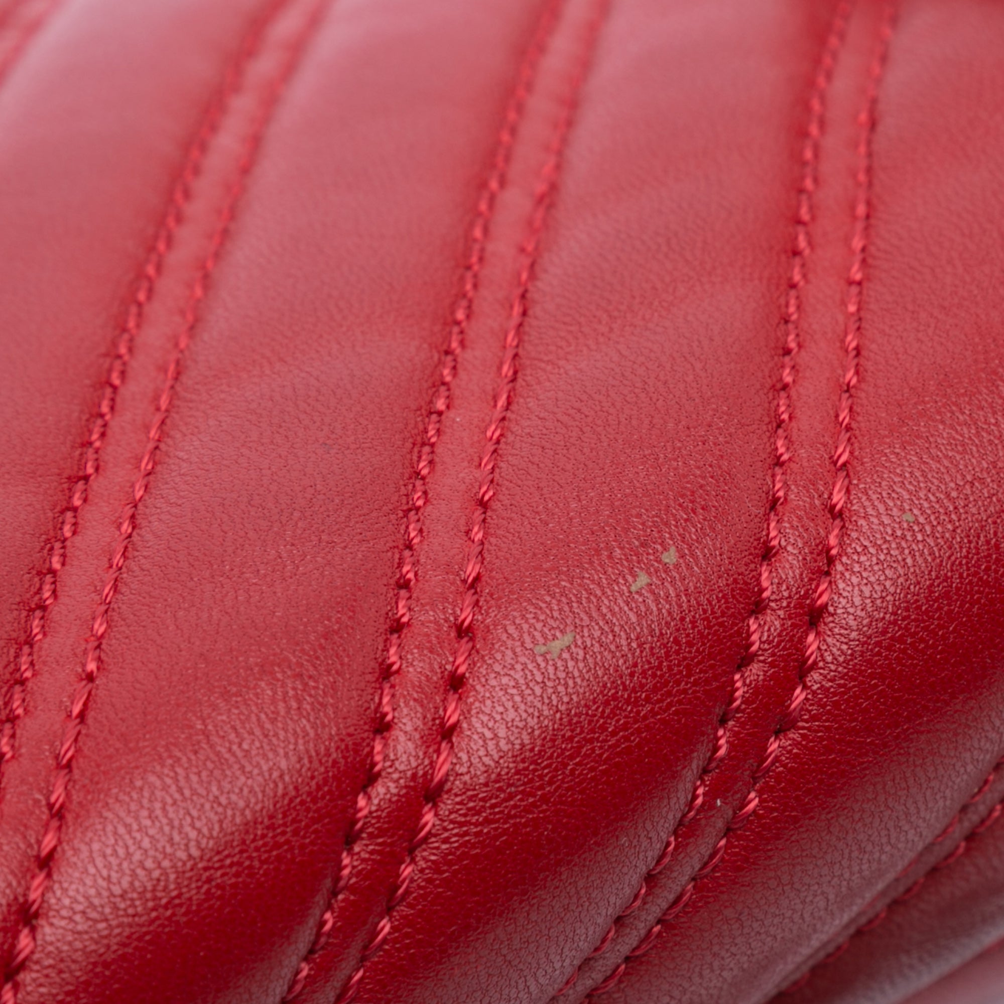 Chanel Medium Double Stitch Chevron Lambskin Single Flap - image 8
