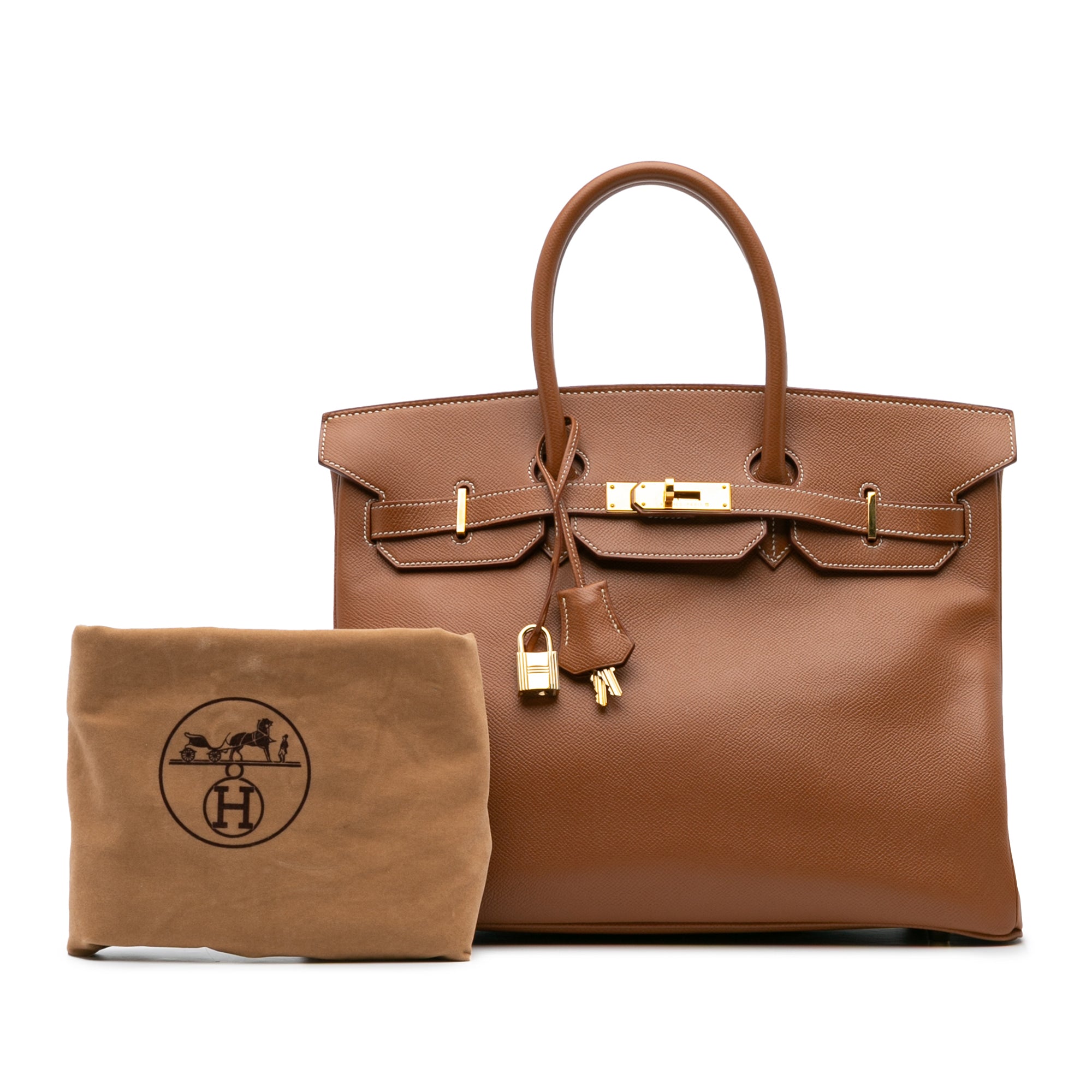 Hermès Courchevel Birkin Retourne 35 - image 12