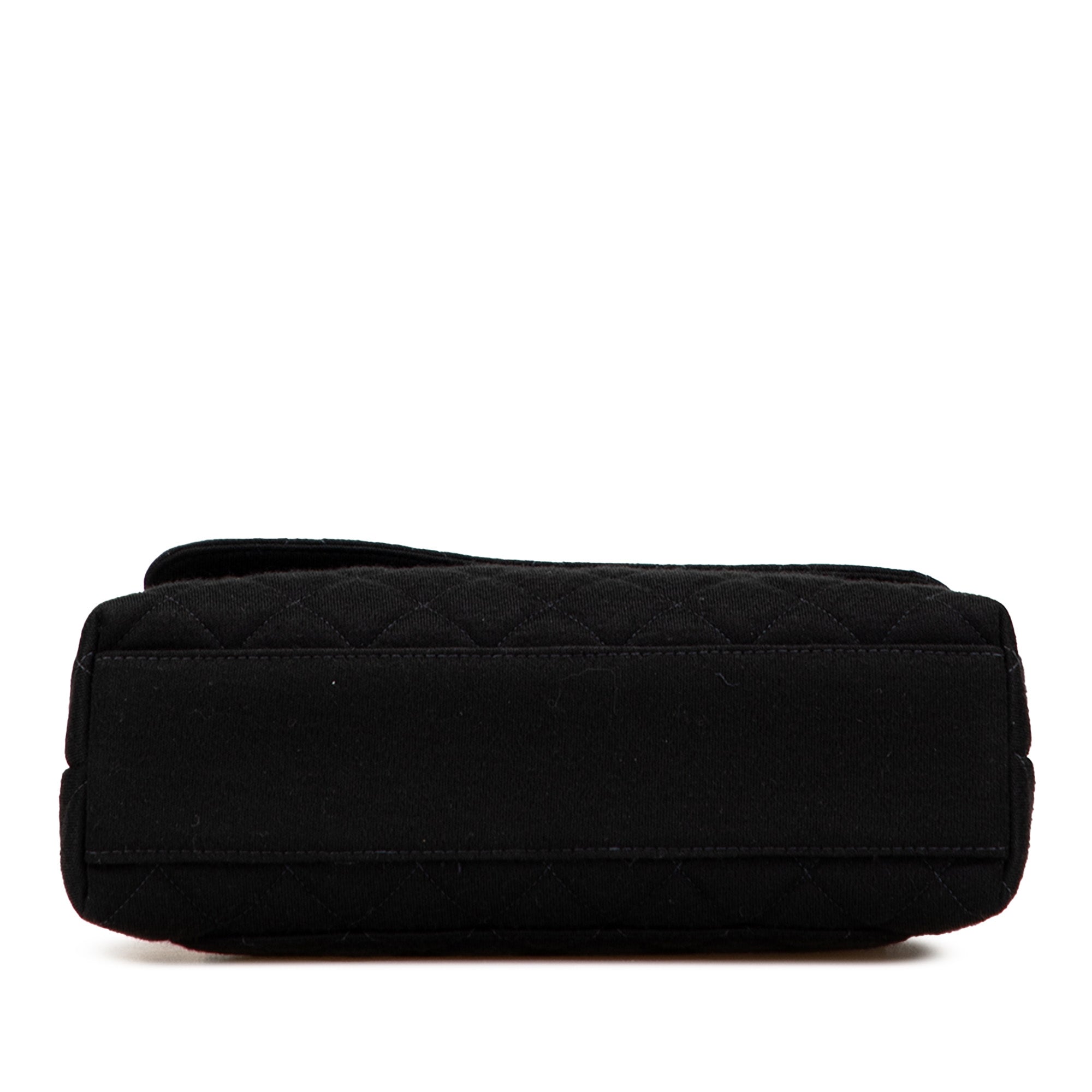 Chanel CC Quilted Jersey Kelly Top Handle Bag - image 3