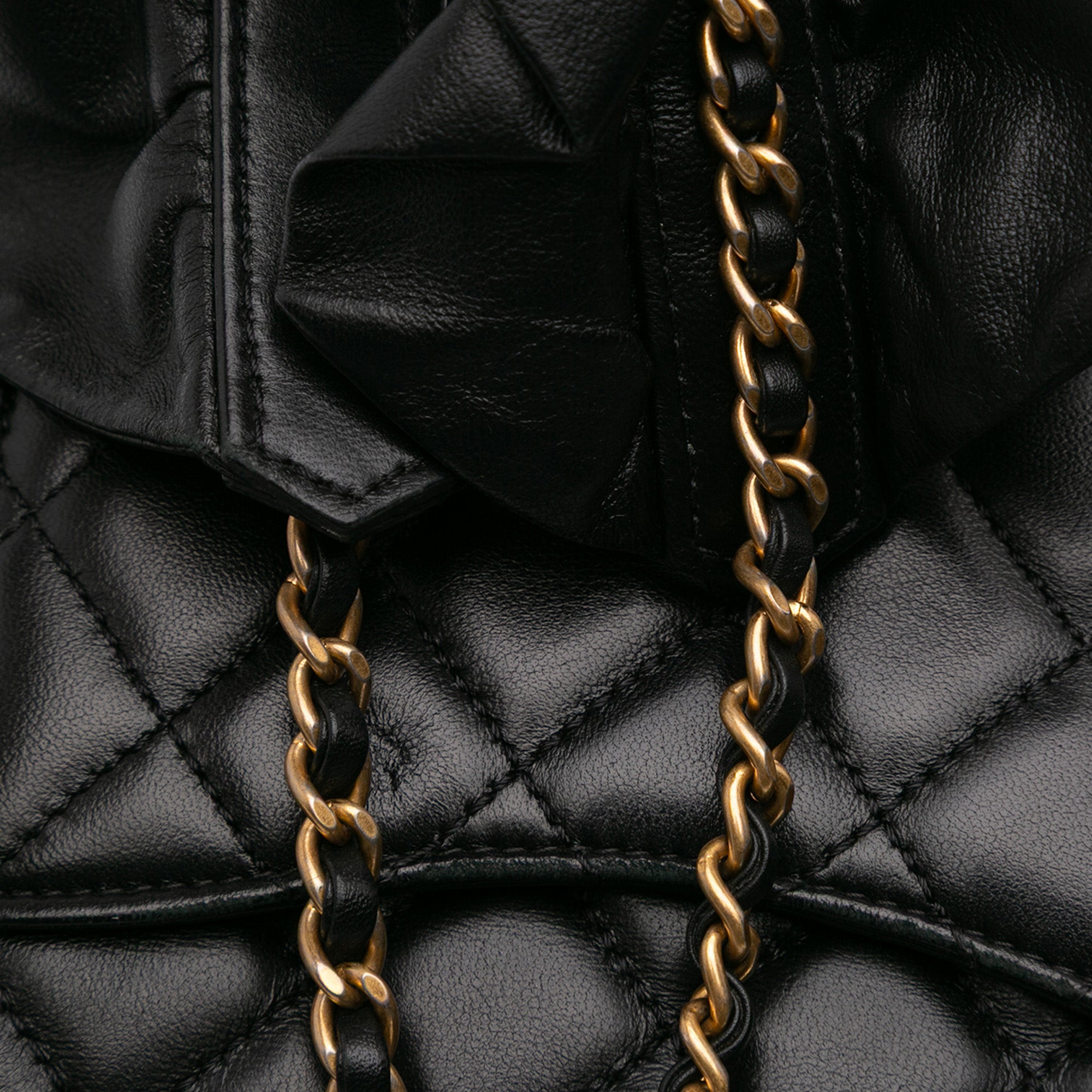 Chanel Mini Square Lambskin Romance Single Flap - image 10