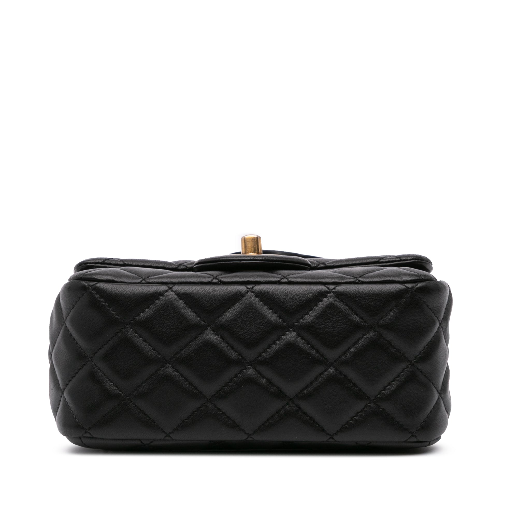 Chanel Mini Square Lambskin Romance Single Flap - image 3