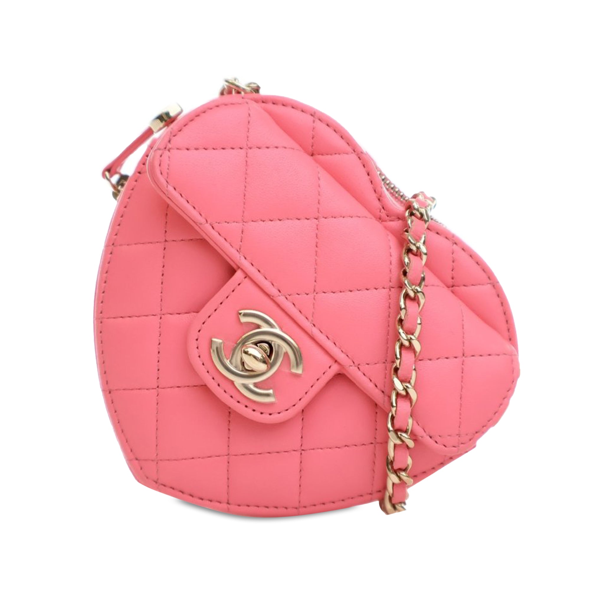 Chanel Mini Lambskin CC in Love Heart Crossbody - image 1