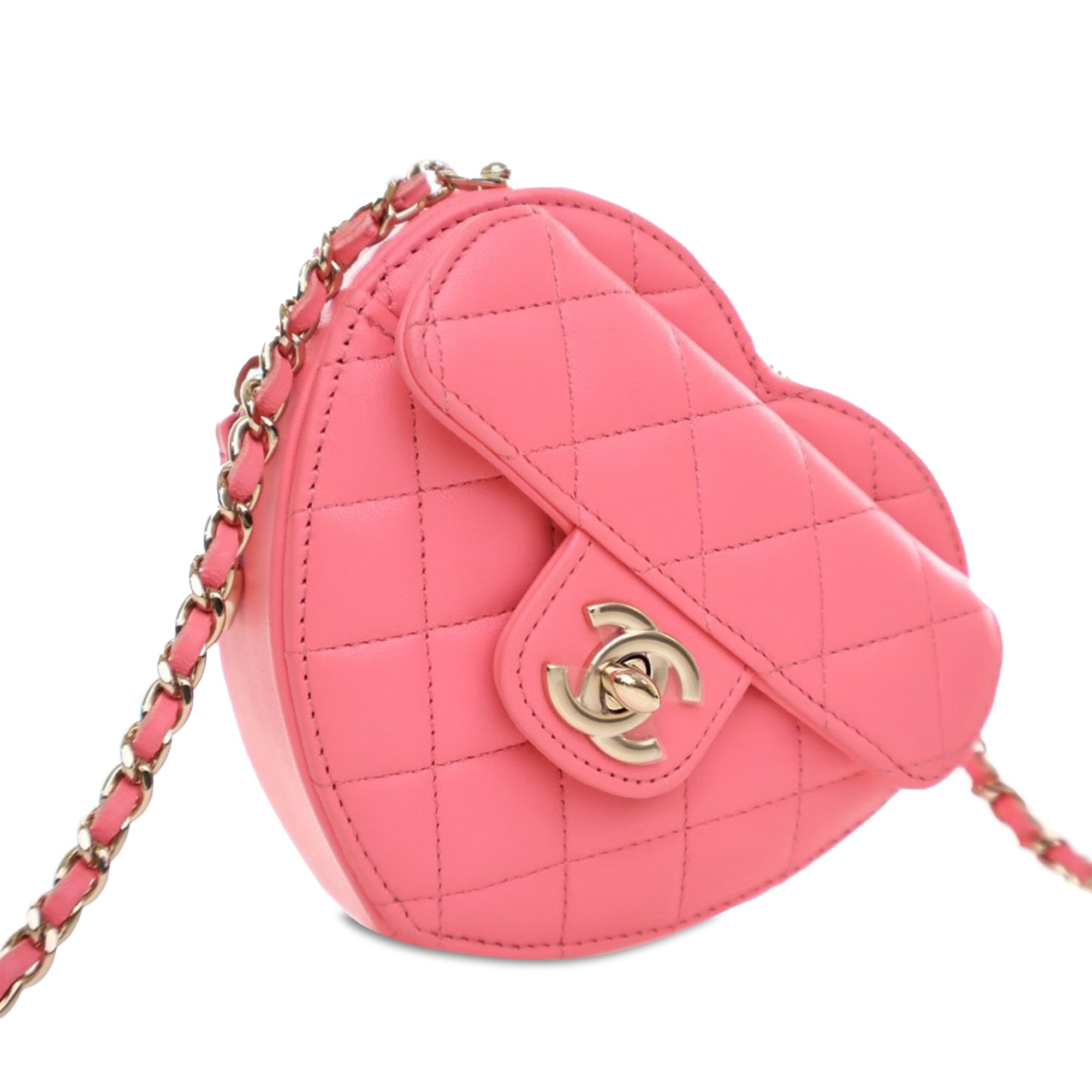 Chanel Mini Lambskin CC in Love Heart Crossbody - image 2