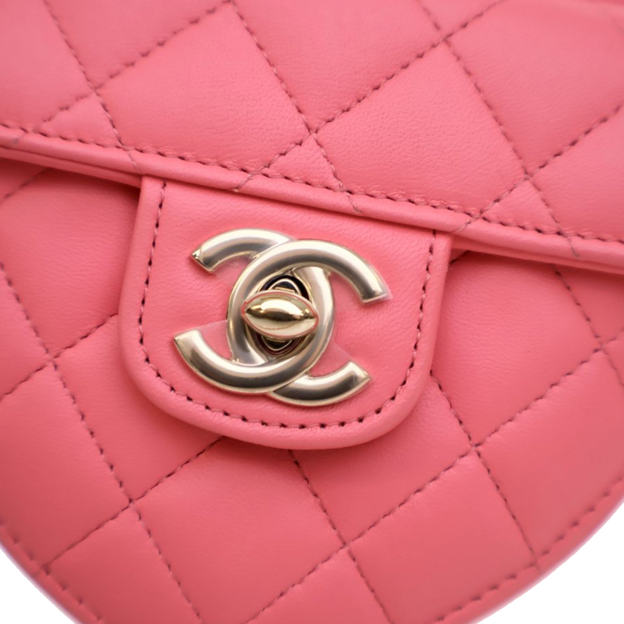Chanel Mini Lambskin CC in Love Heart Crossbody - image 4
