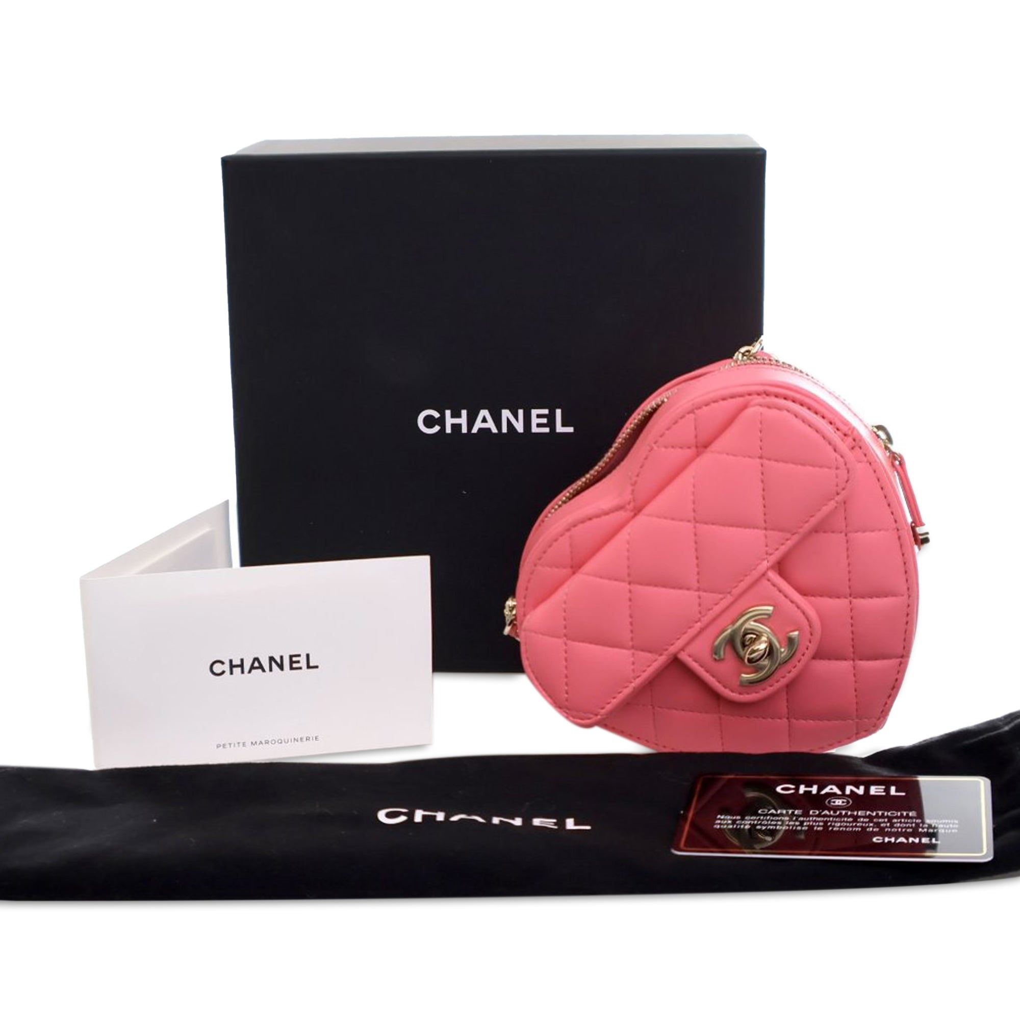 Chanel Mini Lambskin CC in Love Heart Crossbody - image 8