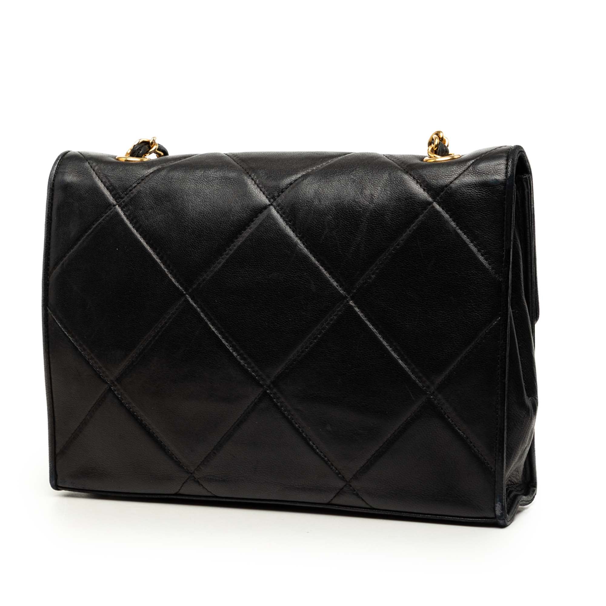 Chanel CC Quilted Lambskin Chain Flap - image 2