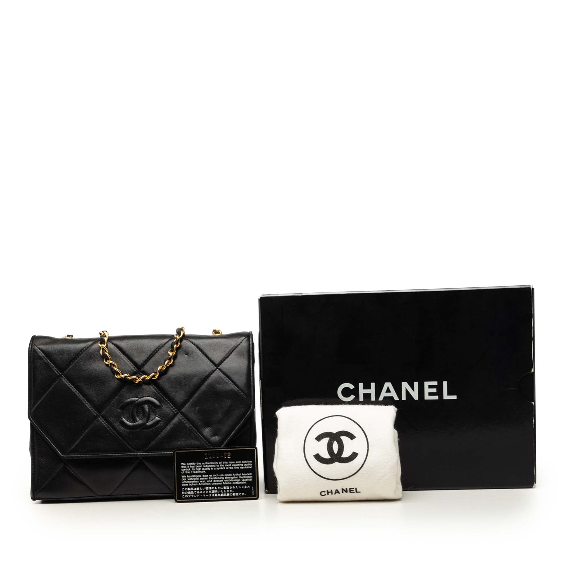 Chanel CC Quilted Lambskin Chain Flap - image 9