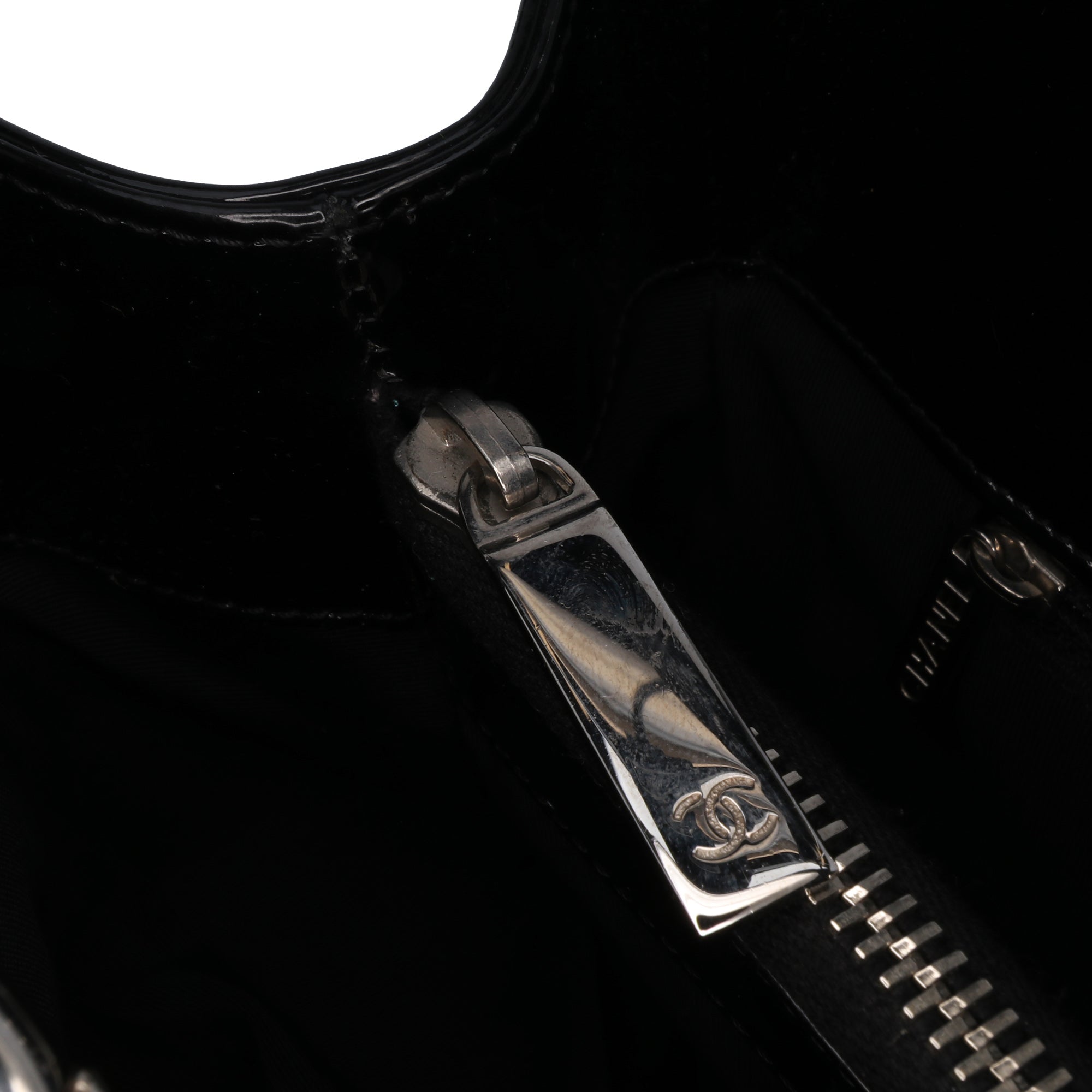 Chanel Patent Grand Shopping Tote - image 7