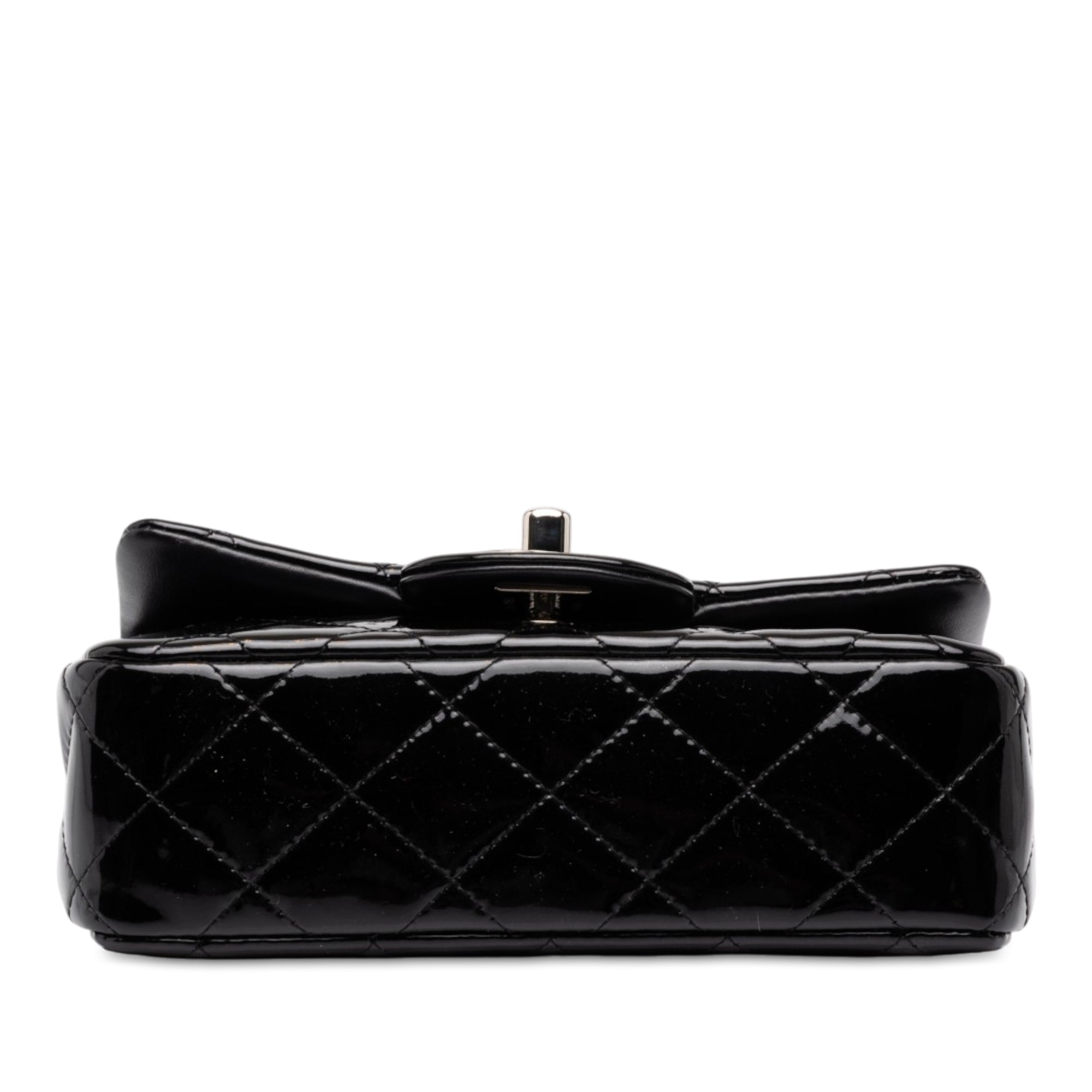 Chanel Extra Mini Rectangular Classic Patent Single Flap - image 3