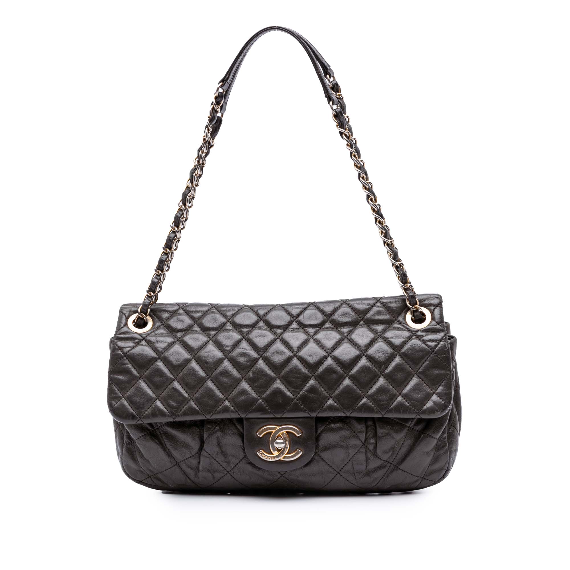 Chanel Quilted Calfskin Chic Quilt Flap - image 1