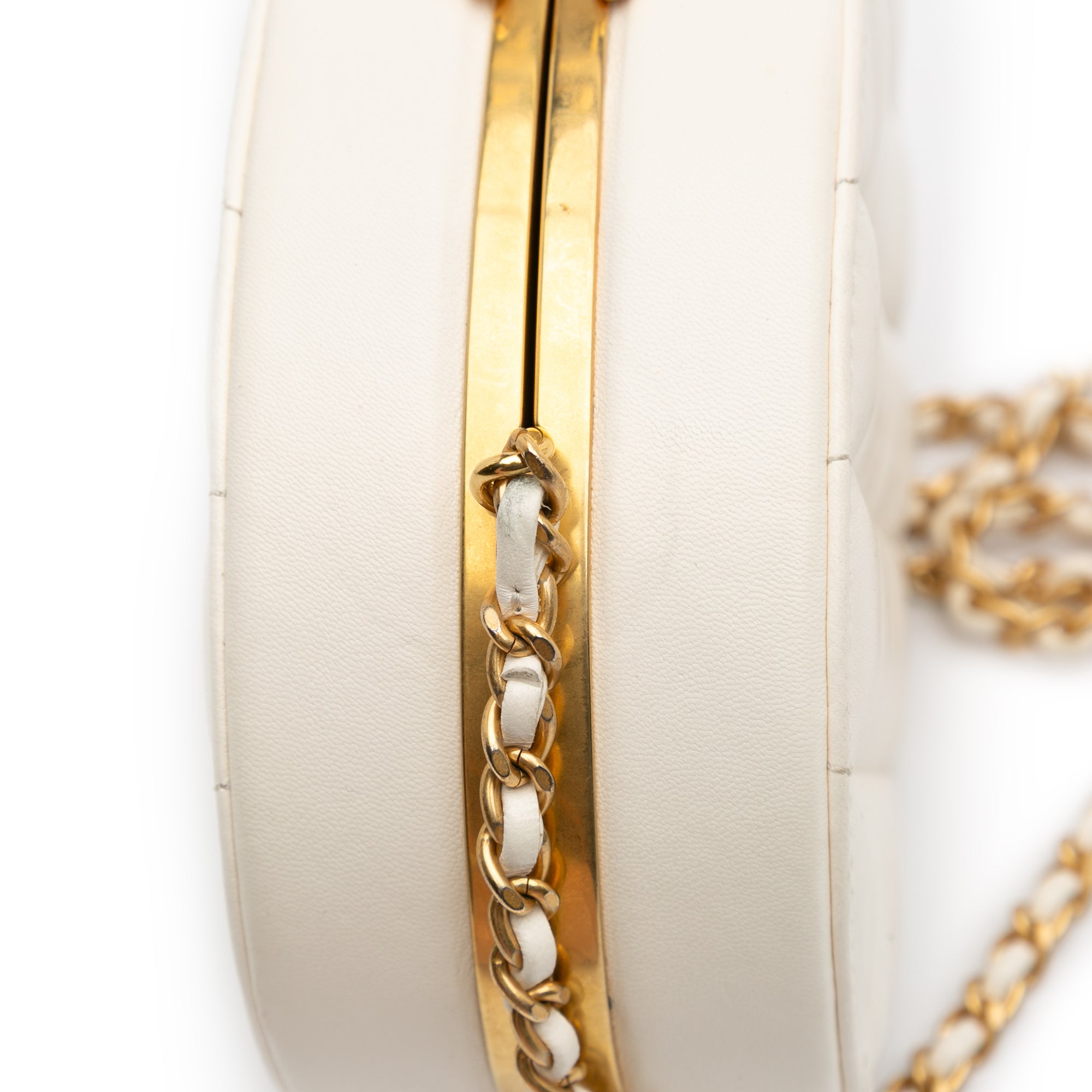 Chanel CC Quilted Lambskin Frame Vanity Case - image 10