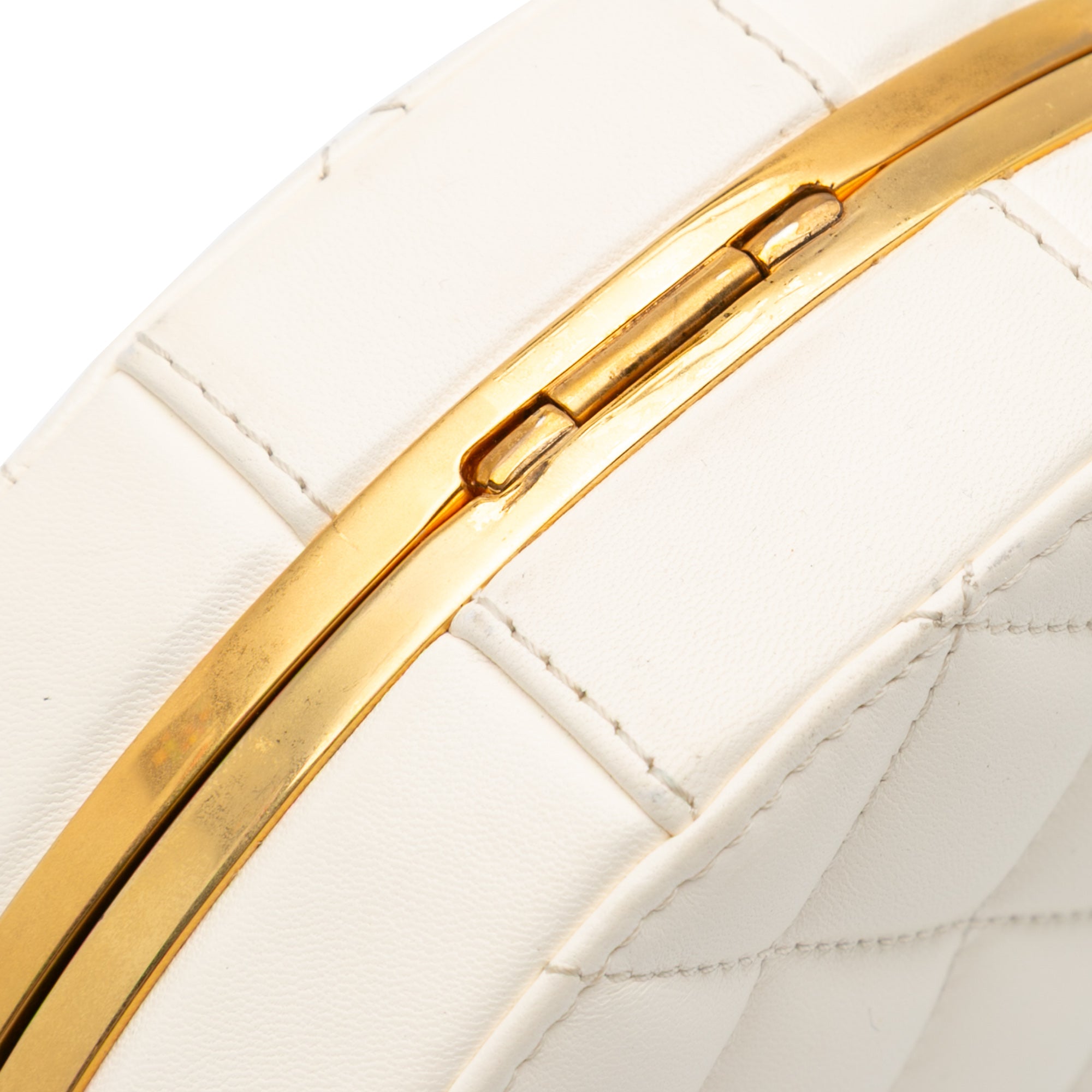 Chanel CC Quilted Lambskin Frame Vanity Case - image 7