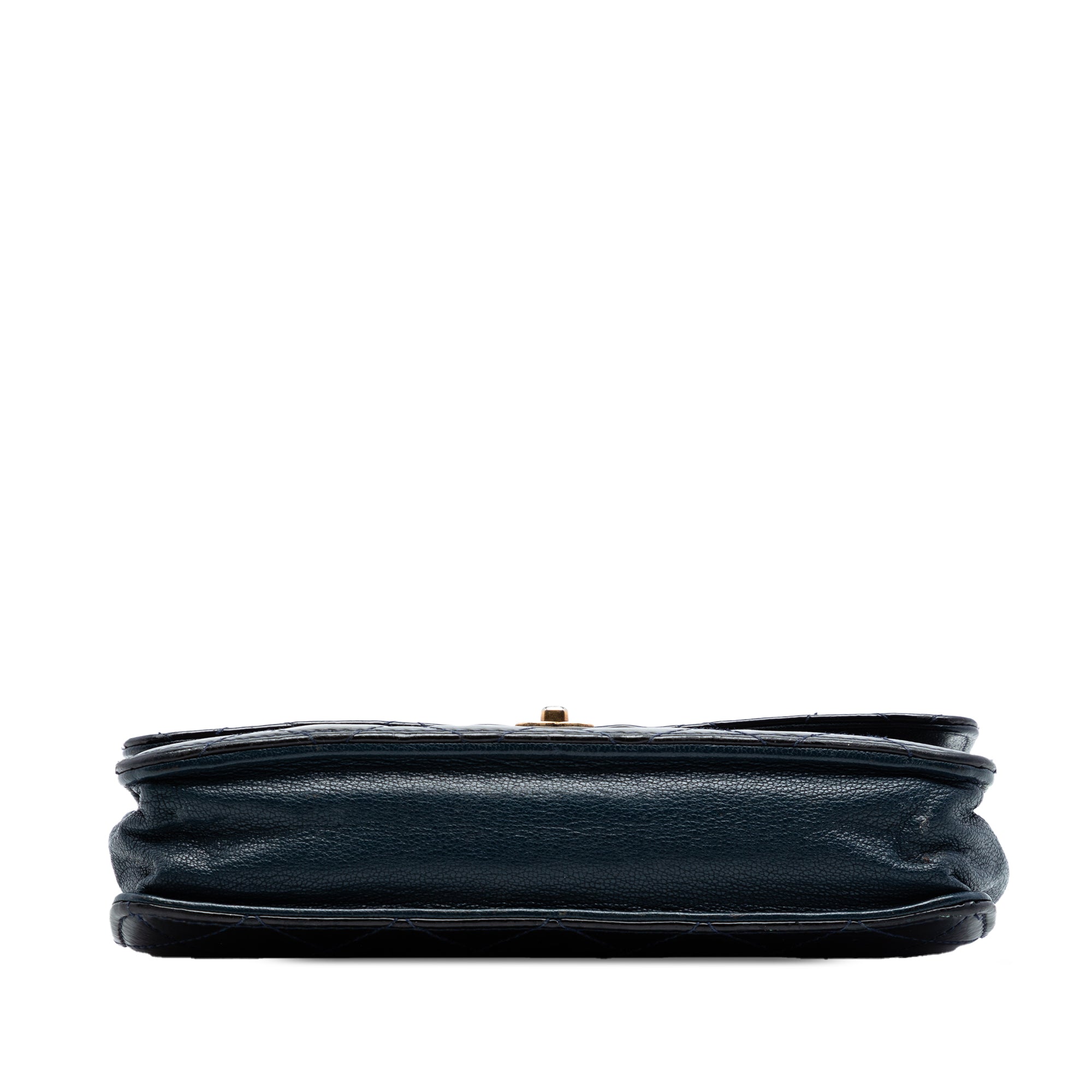 Chanel Quilted Patent and Goatskin CC Eyelet Wallet On Chain - image 3