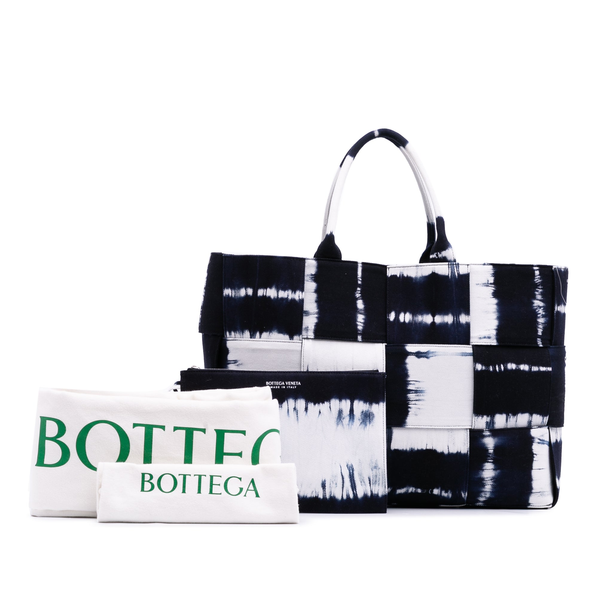 Bottega Veneta Large Denim Intrecciato Tie Dye Arco Tote - image 13