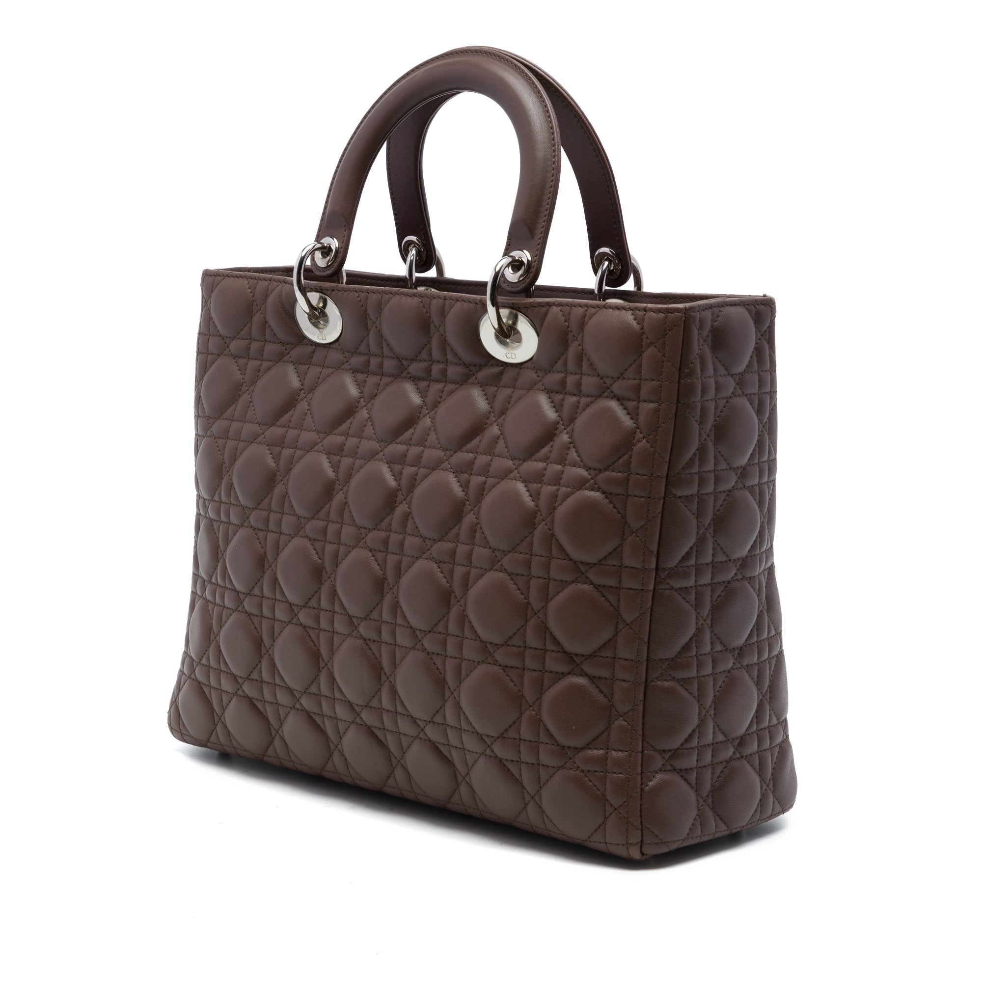 Dior Large Lambskin Cannage Lady Dior - image 2