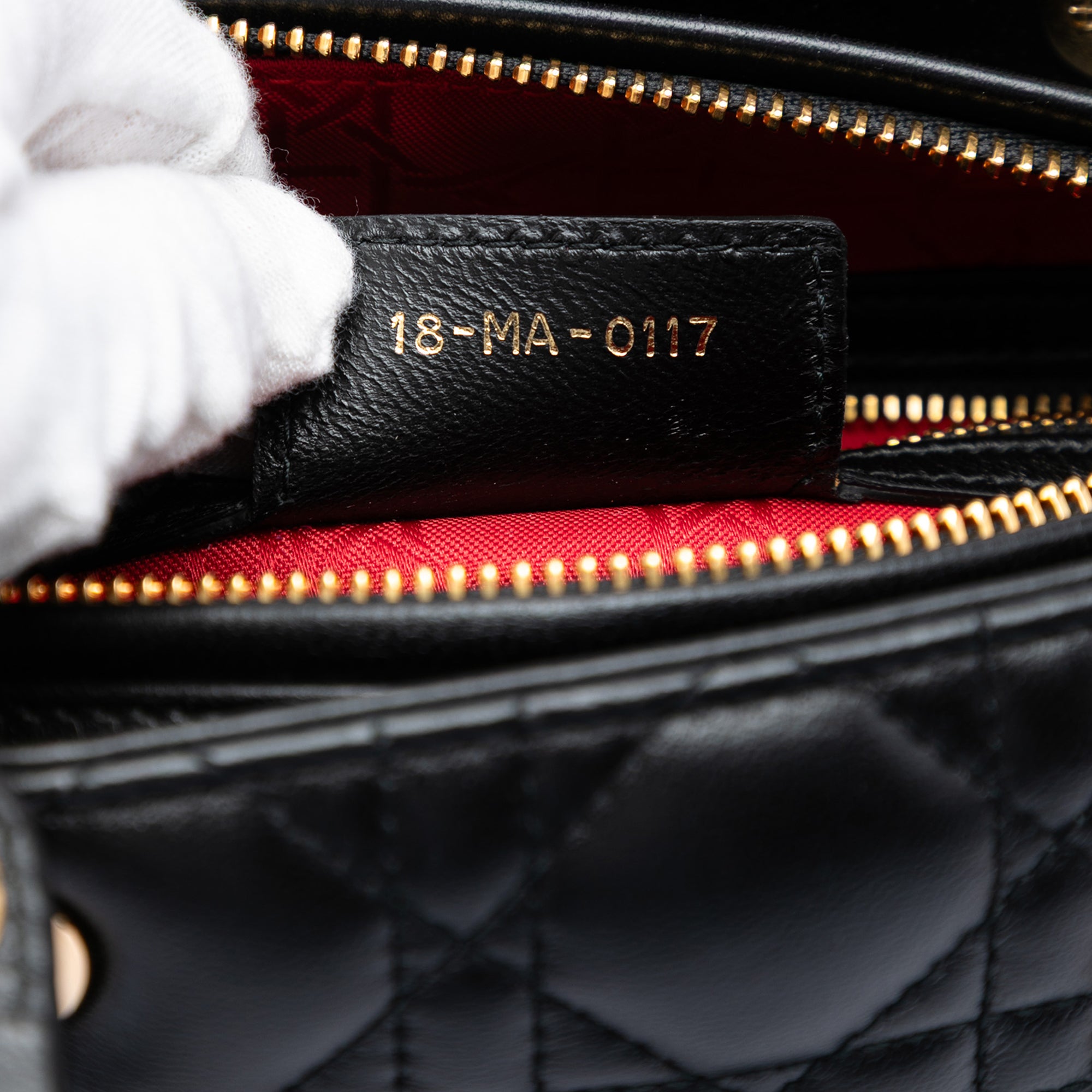 Dior Medium Lambskin Cannage Lady Dior - image 6