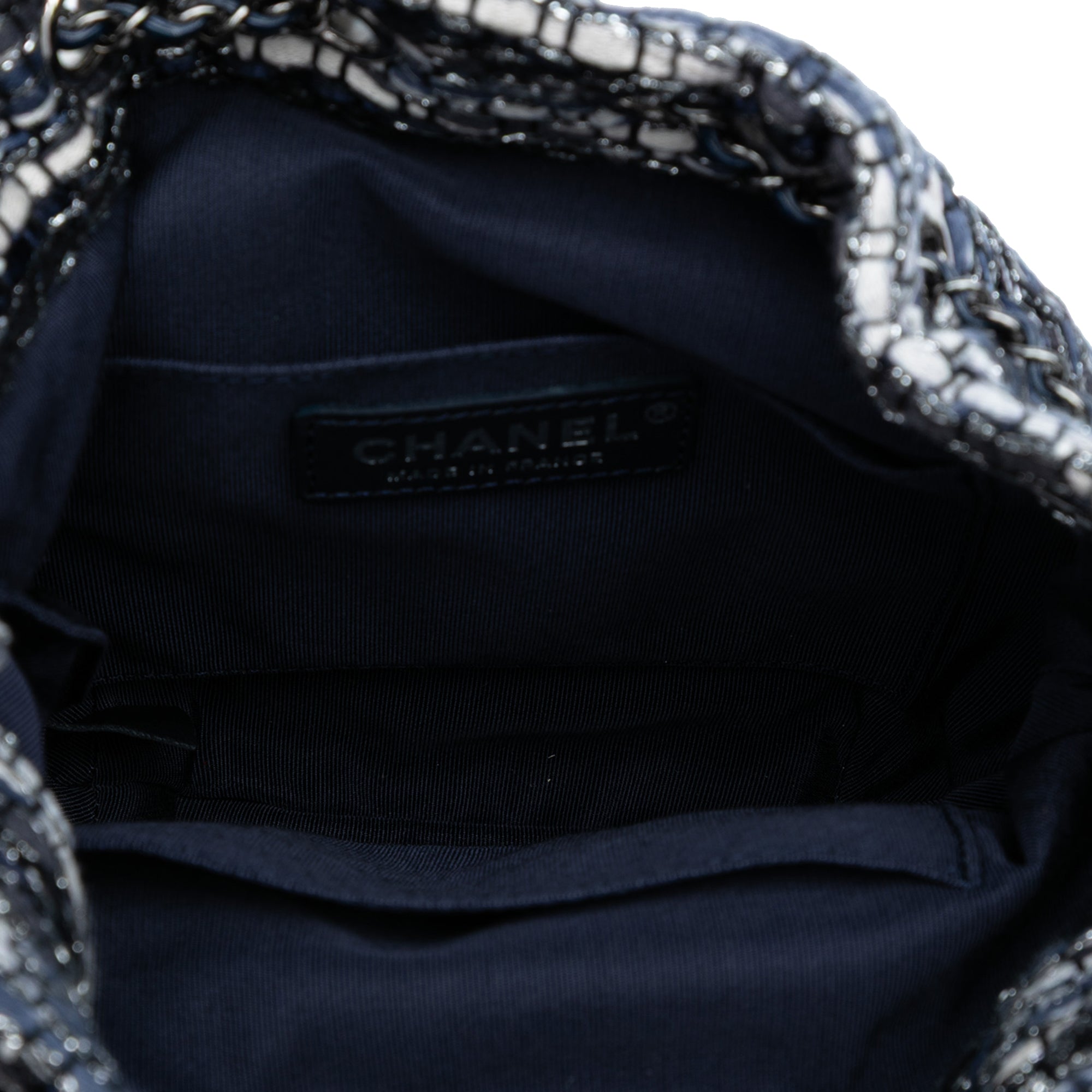 Chanel Small Quilted Calfskin and Tweed Gabrielle Bucket Bag - image 4