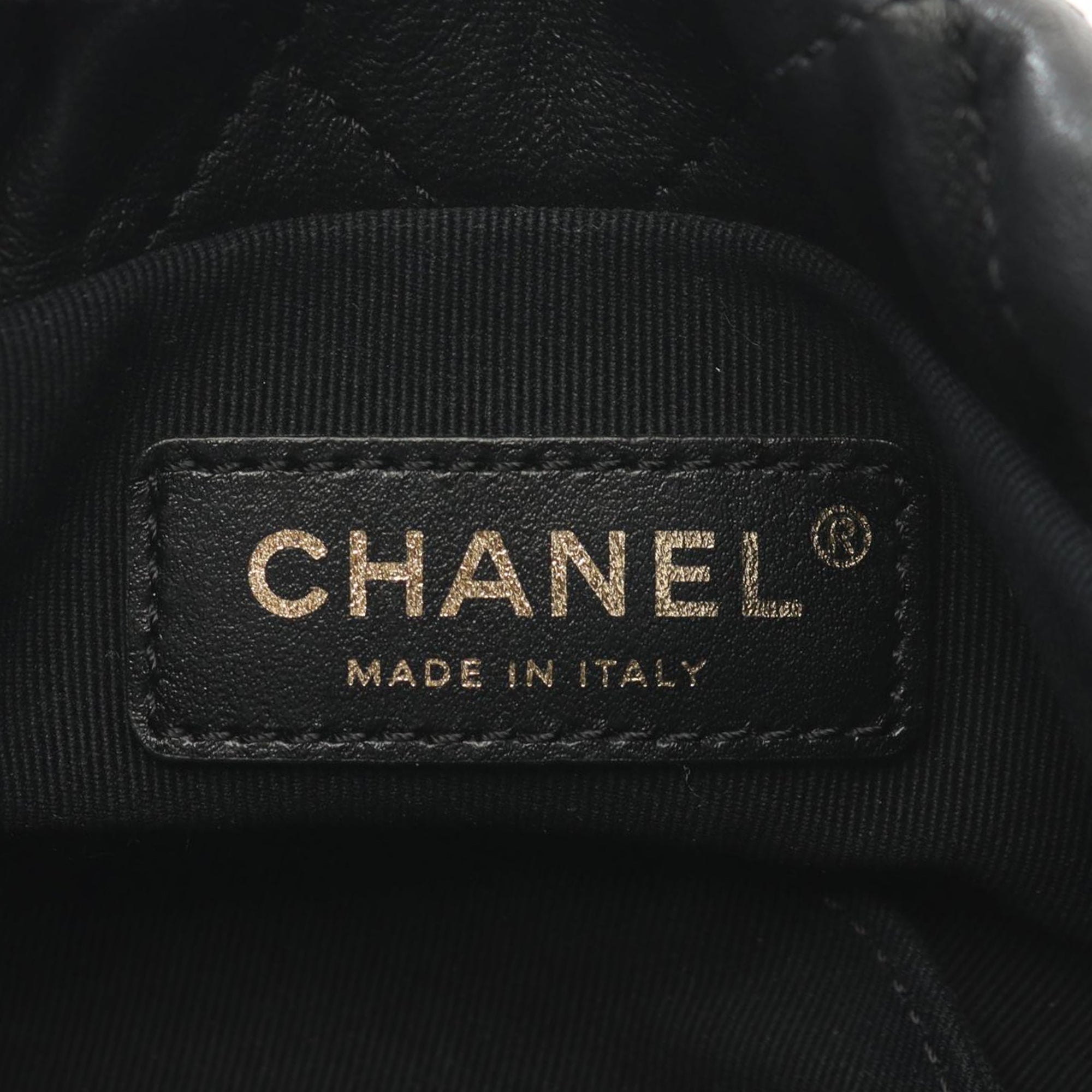 Chanel Mini Quilted Lambskin About Pearls Drawstring Bucket Bag - image 6