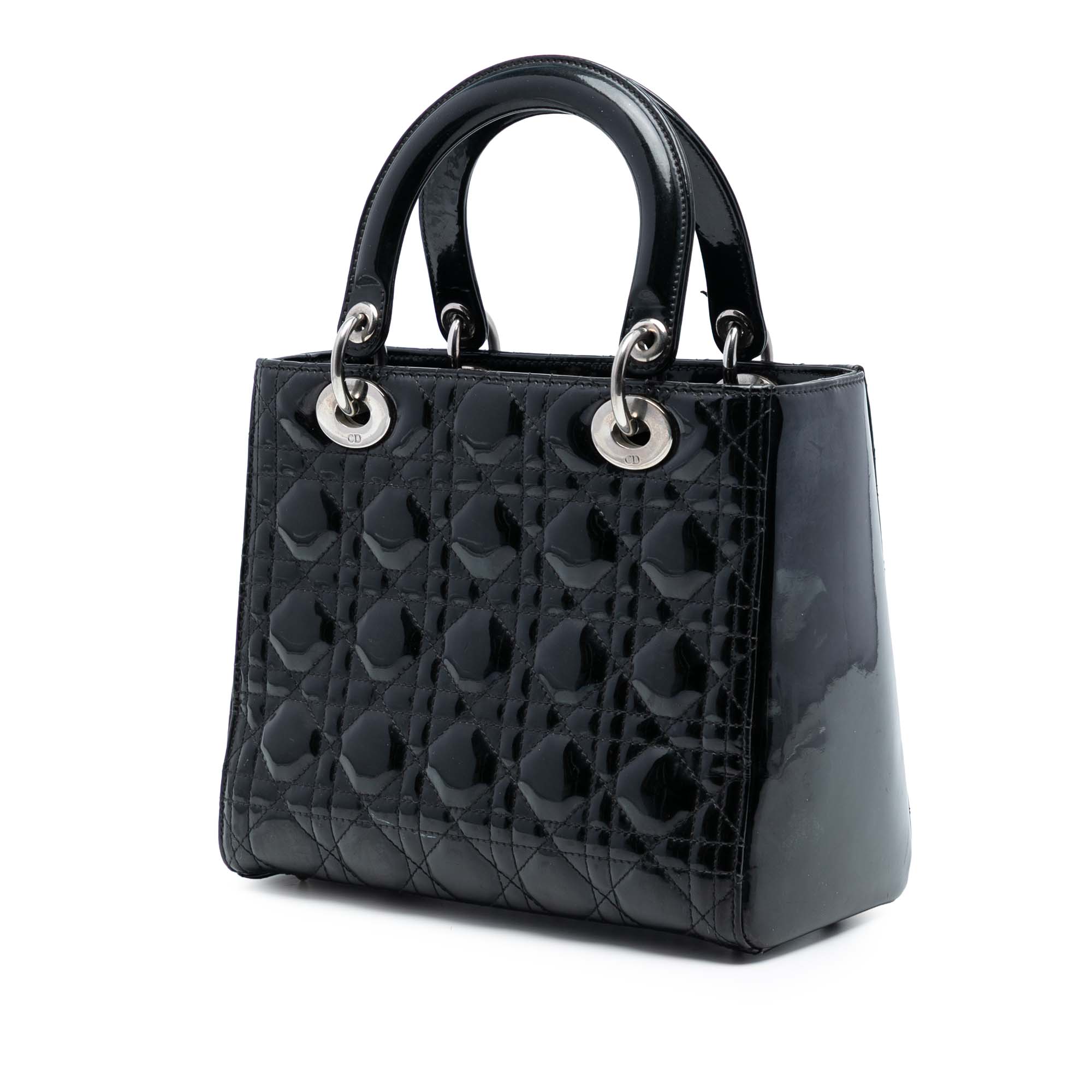 Dior Medium Patent Cannage Lady Dior - image 2