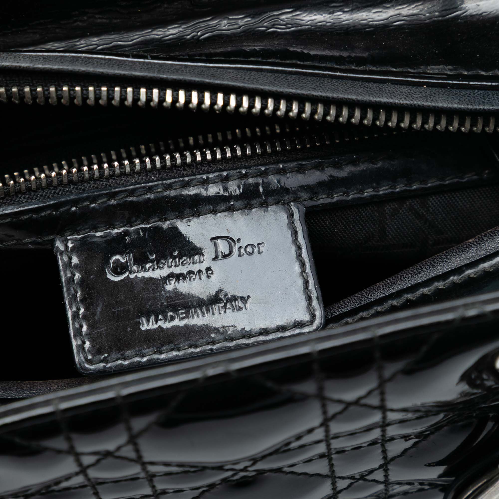 Dior Medium Patent Cannage Lady Dior - image 5