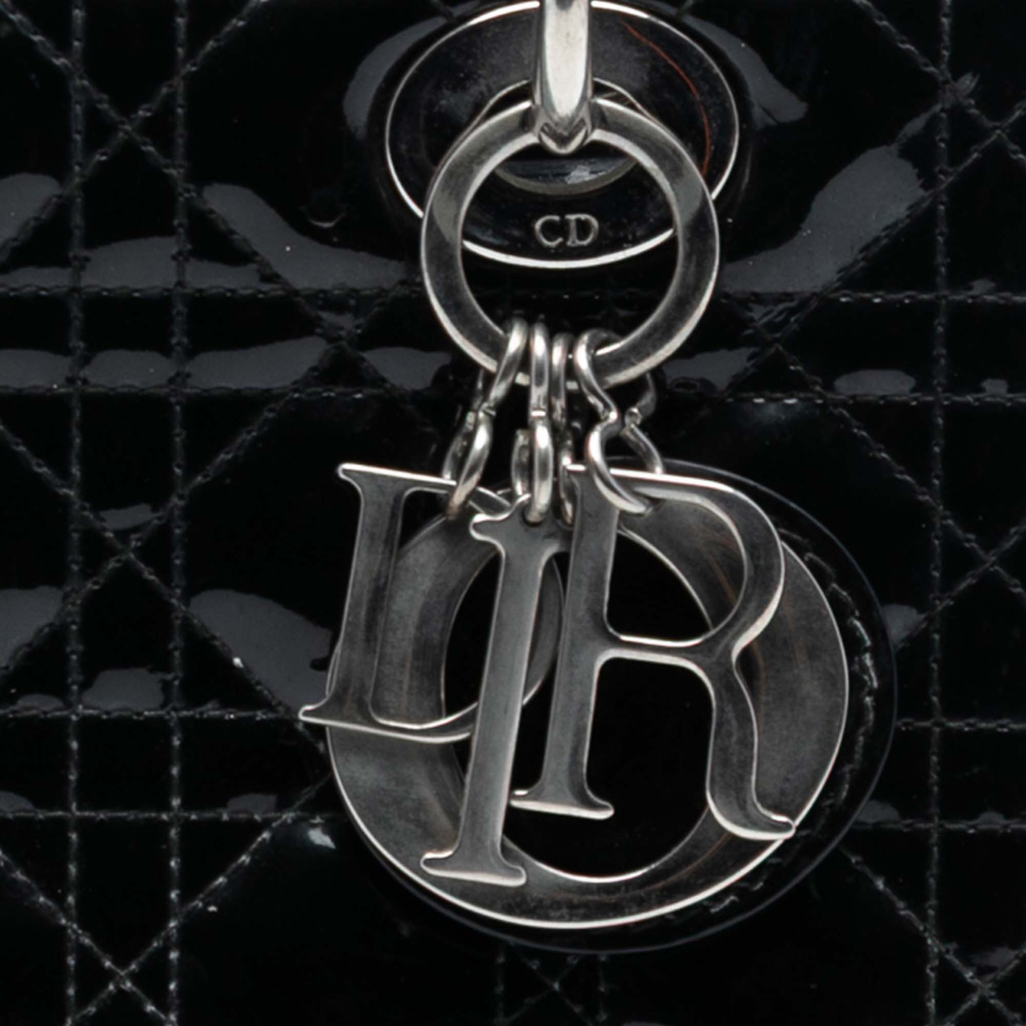 Dior Medium Patent Cannage Lady Dior - image 7