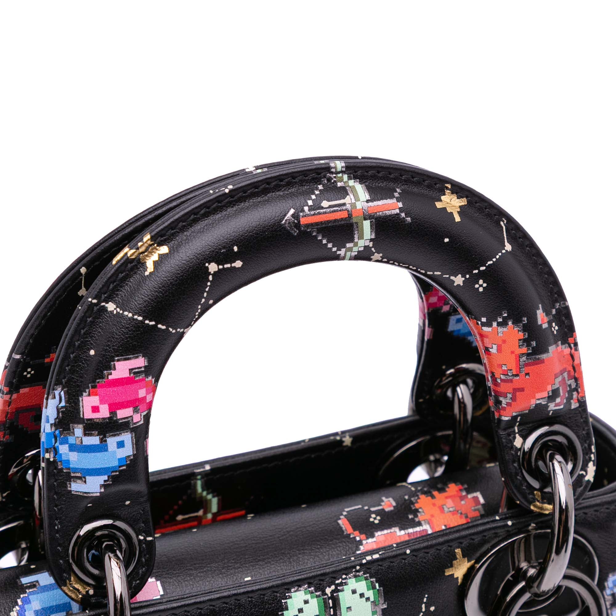 Dior Mini Calfskin Pixel Zodiac Lady Dior - image 10