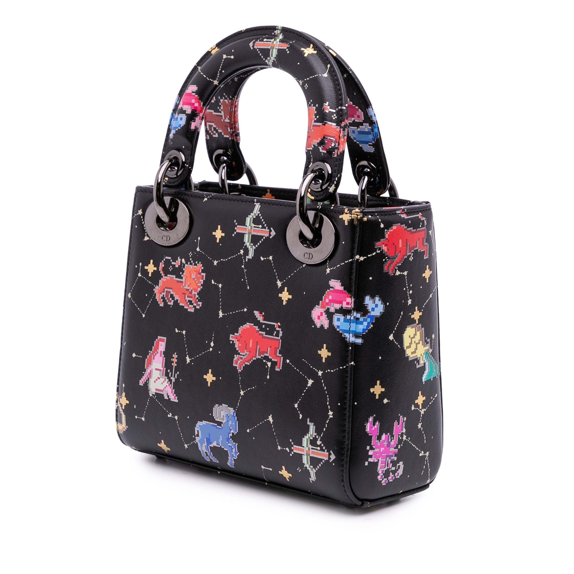 Dior Mini Calfskin Pixel Zodiac Lady Dior - image 2