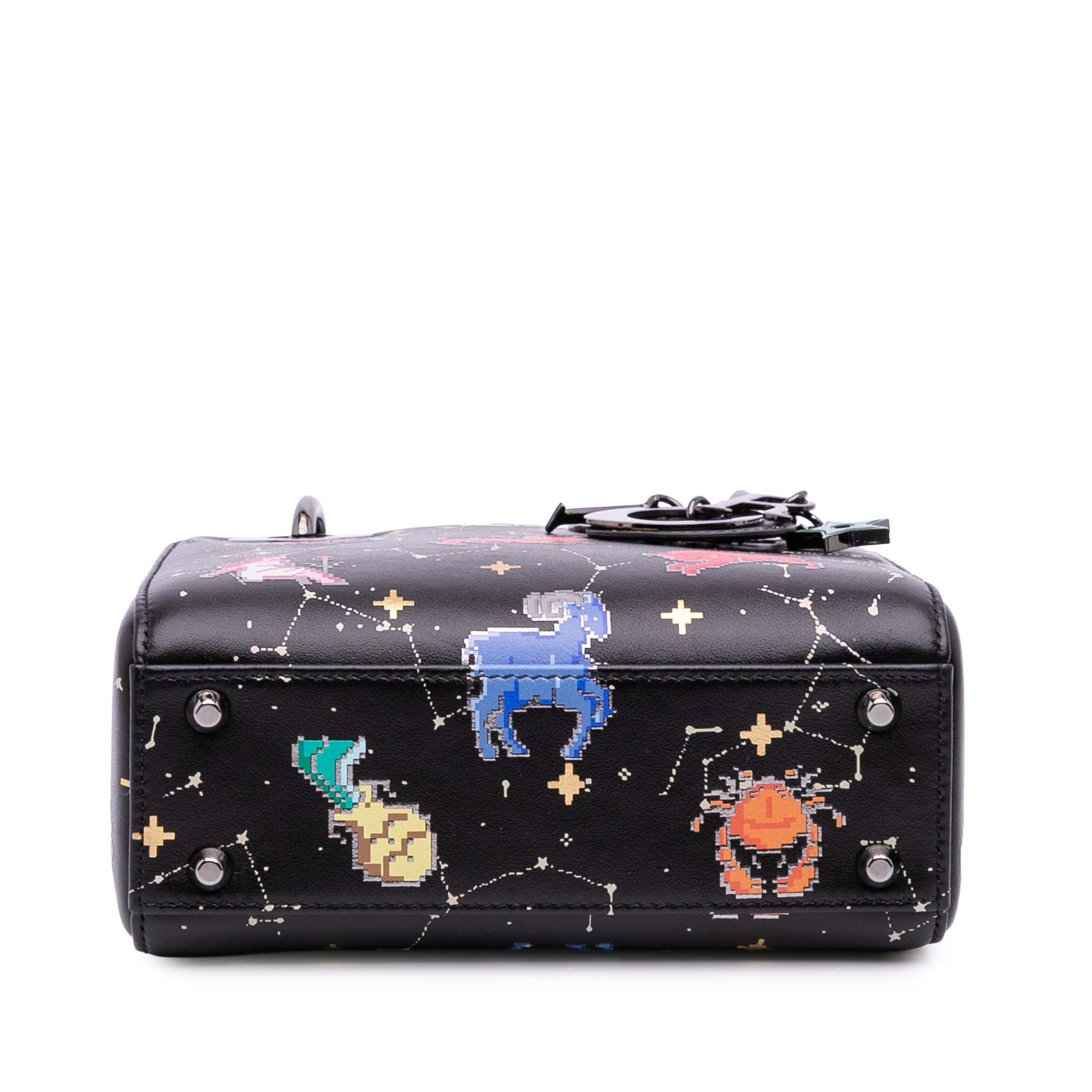 Dior Mini Calfskin Pixel Zodiac Lady Dior - image 3