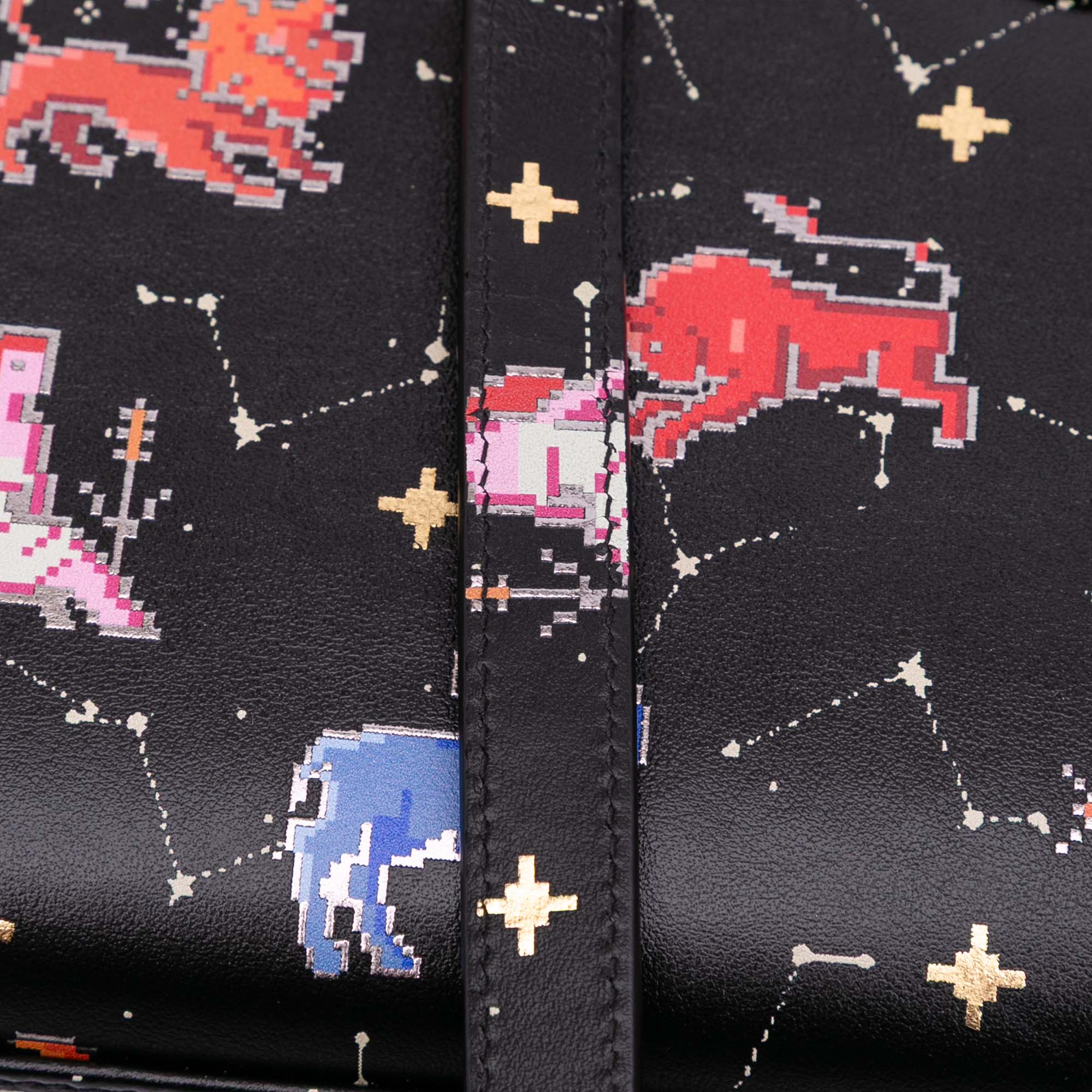 Dior Mini Calfskin Pixel Zodiac Lady Dior - image 7