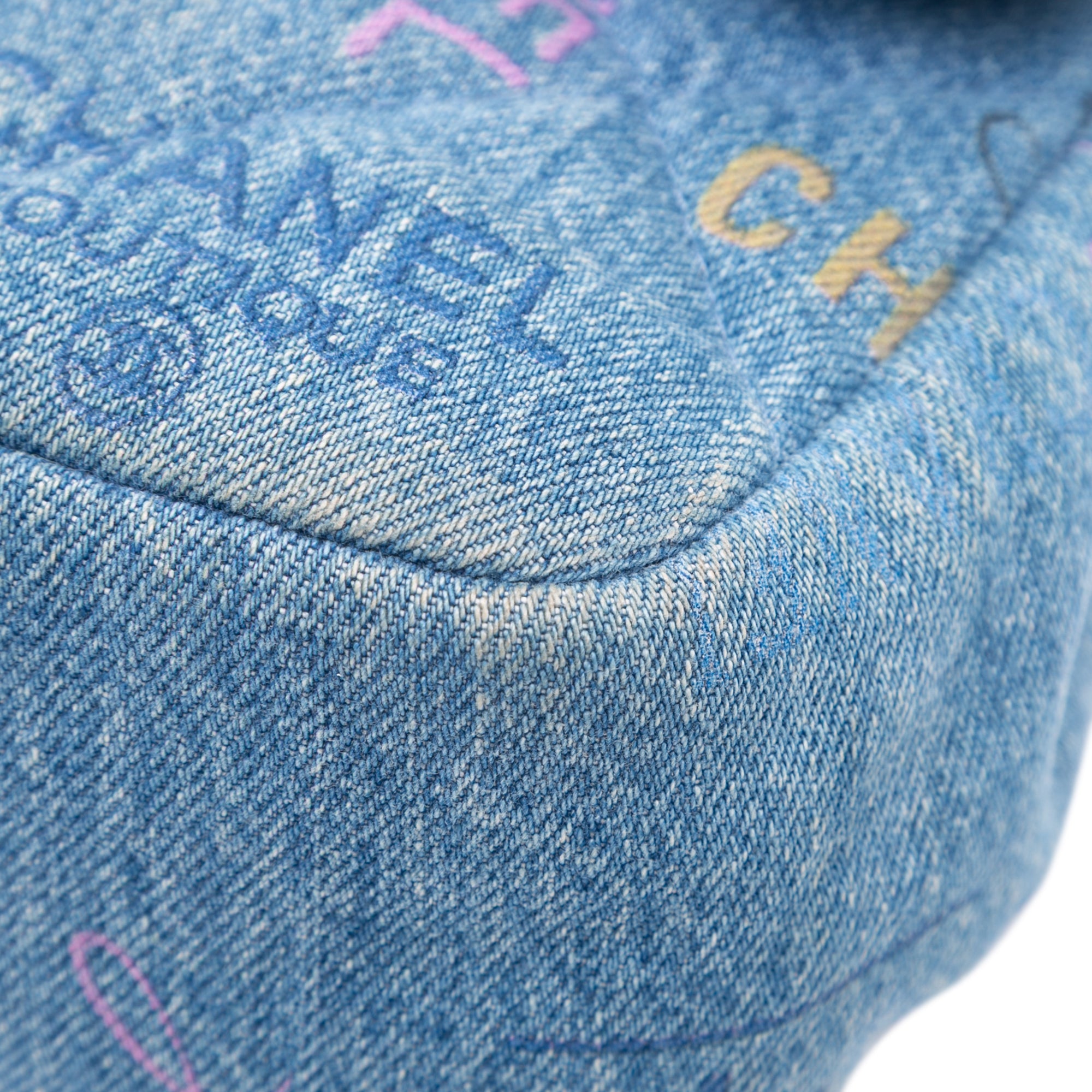 Chanel Mini Rectangular Quilted Denim Mood Flap - image 9