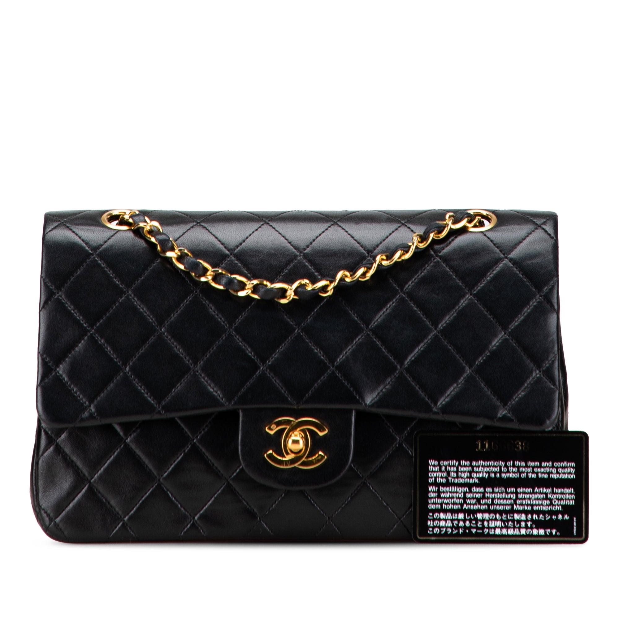 Chanel Medium Classic Lambskin Double Flap - image 11
