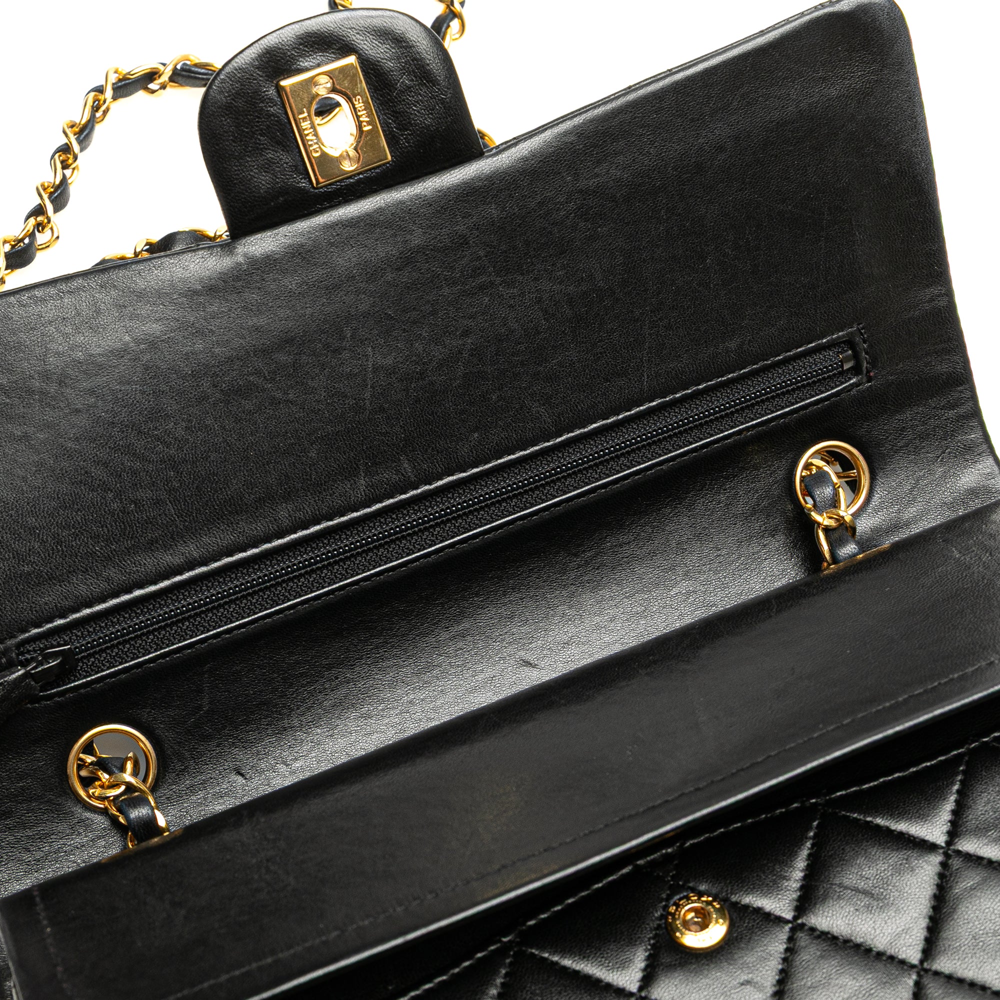 Chanel Medium Classic Lambskin Double Flap - image 8