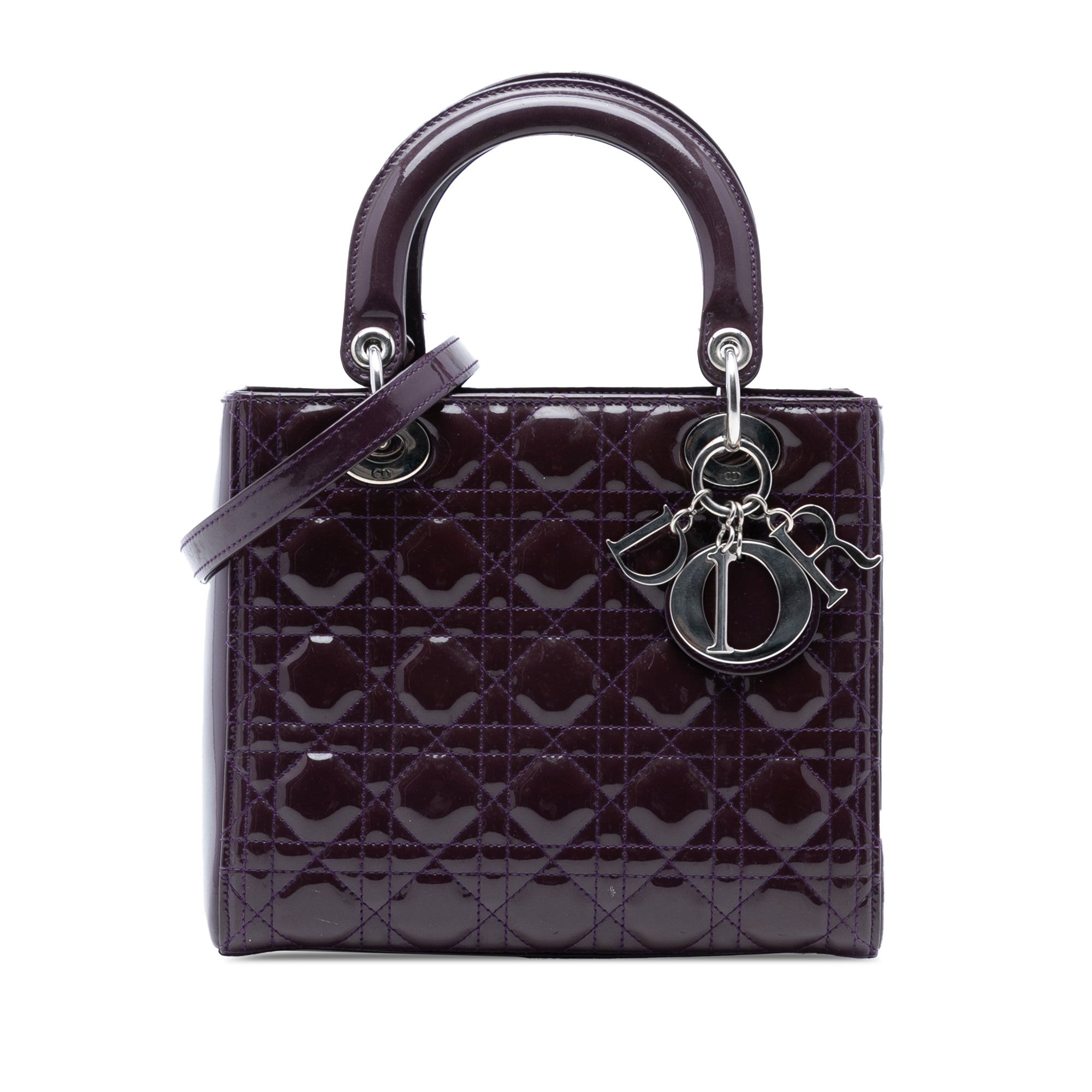 Dior Medium Patent Cannage Lady Dior - image 1