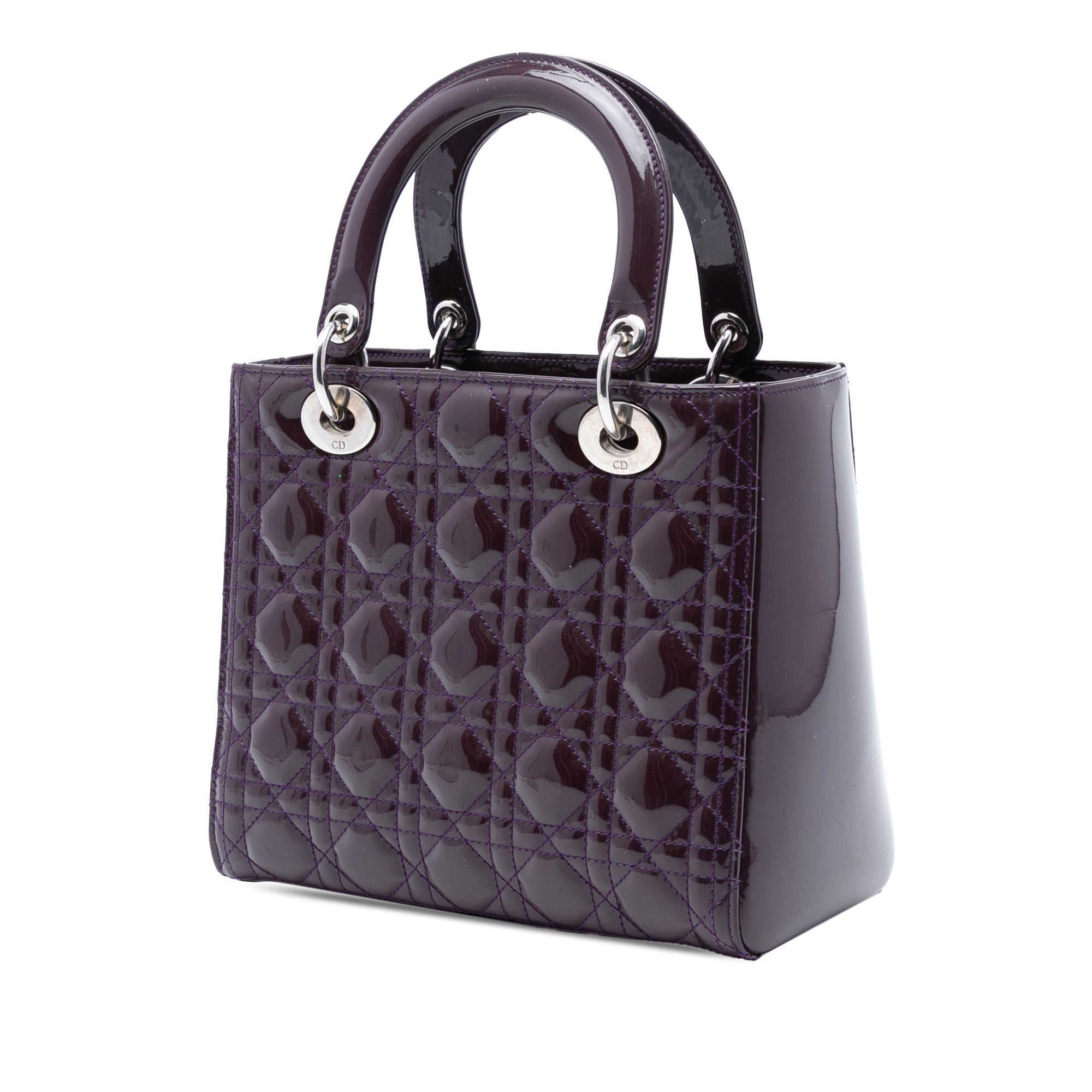 Dior Medium Patent Cannage Lady Dior - image 2
